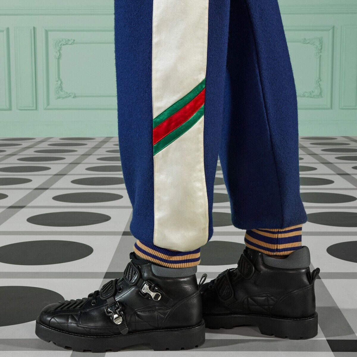 Gucci o1s1wg111025 Wool Jersey Jogging Pant in Multicolor Size US 36 / EU 52 - 3 Thumbnail
