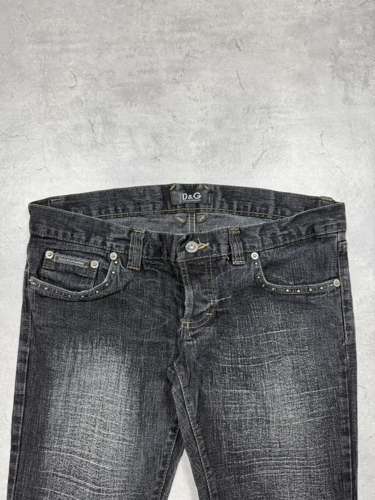 Dolce & Gabbana Dolce Gabbana Big Logo Vintage Jeans Size 32" / US 10 / IT 46 - 4 Thumbnail