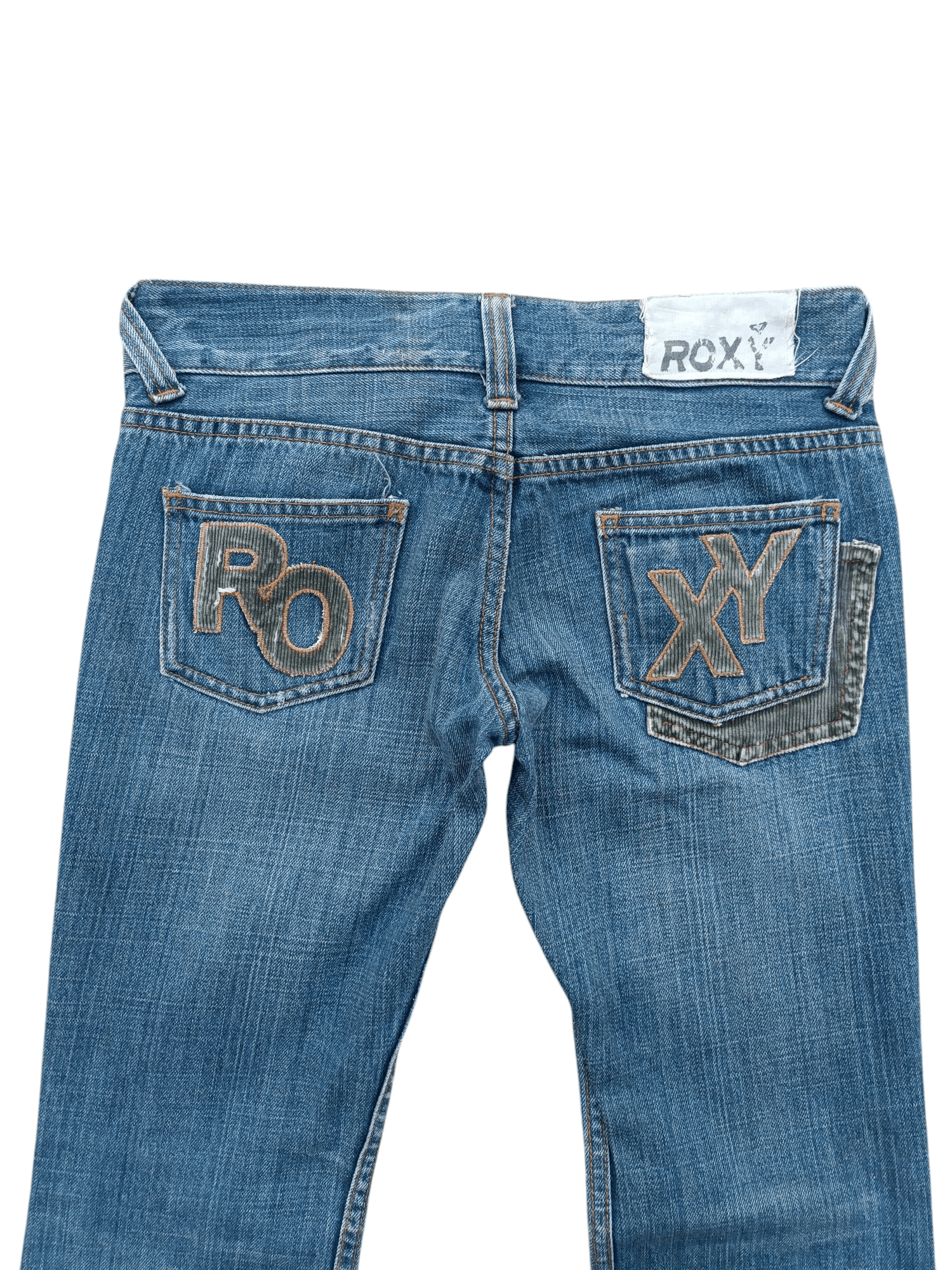 Quiksilver × Vintage FYE 90’s🔥ROXY Ultra Wide Leg Flare Vintage Distressed Denim Size 30" / US 8 / IT 44 - 10 Thumbnail