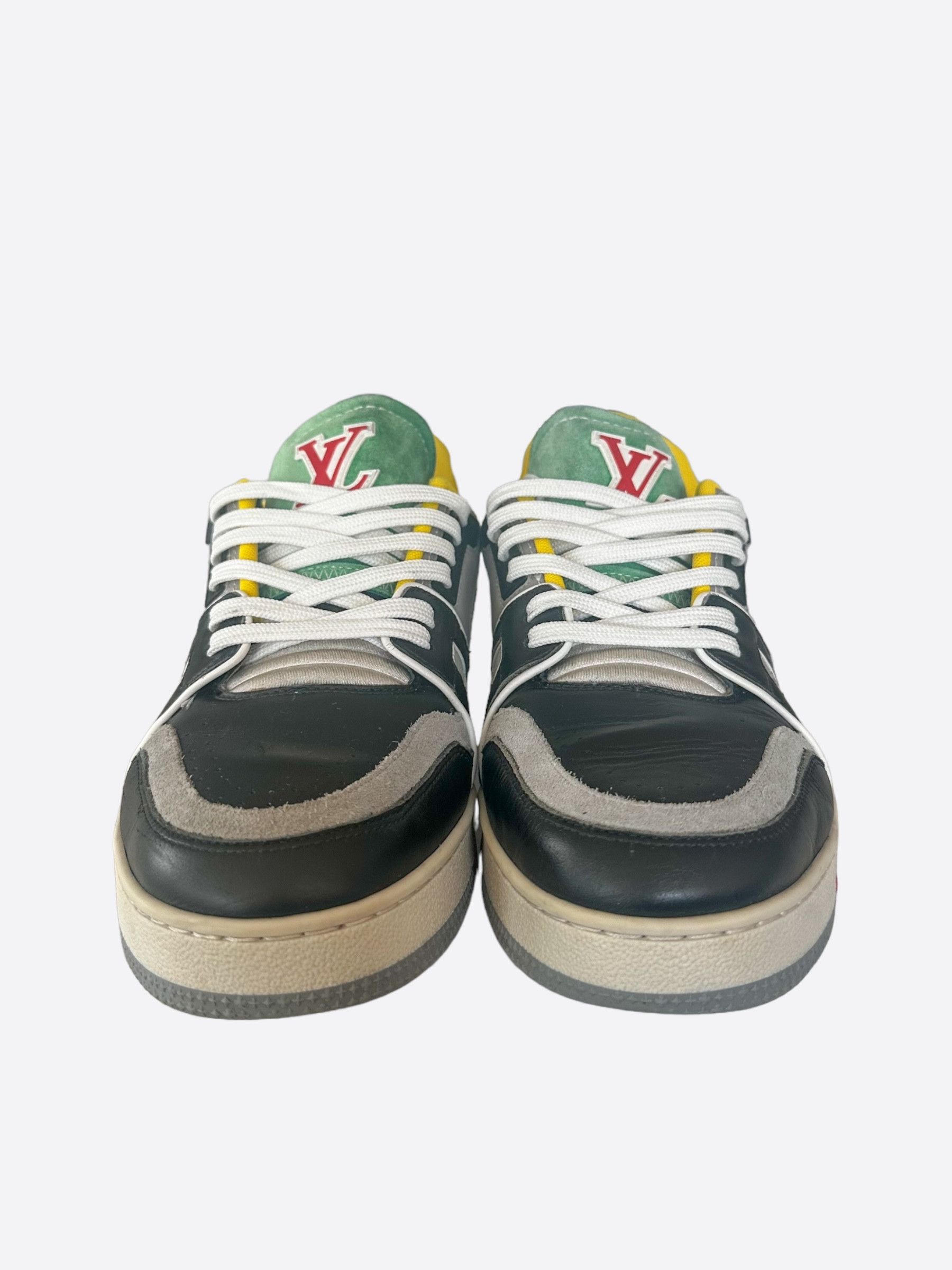 Louis Vuitton Louis Vuitton Black & Grey Upcycle Trainers Size US 9 / EU 42 - 2 Thumbnail
