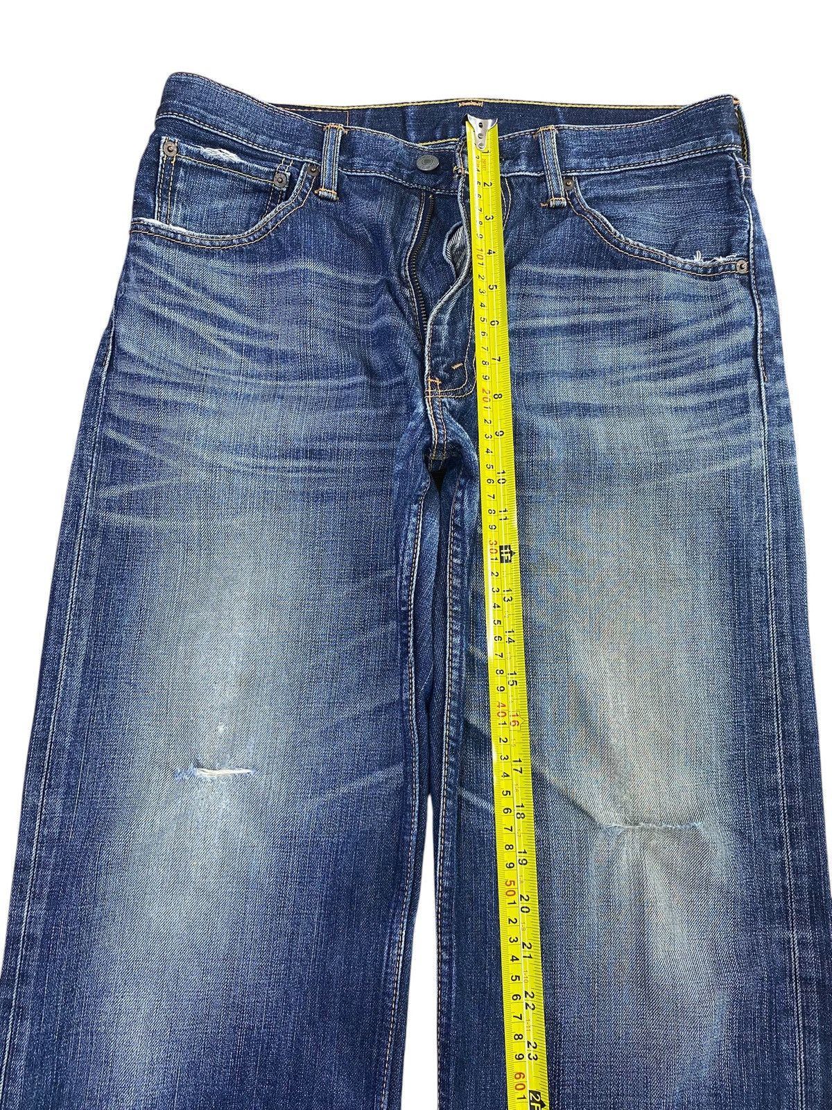 Levi's Levi’s 703 Whiskers Ripped Style Loose Jeans Size US 32 / EU 48 - 6 Thumbnail