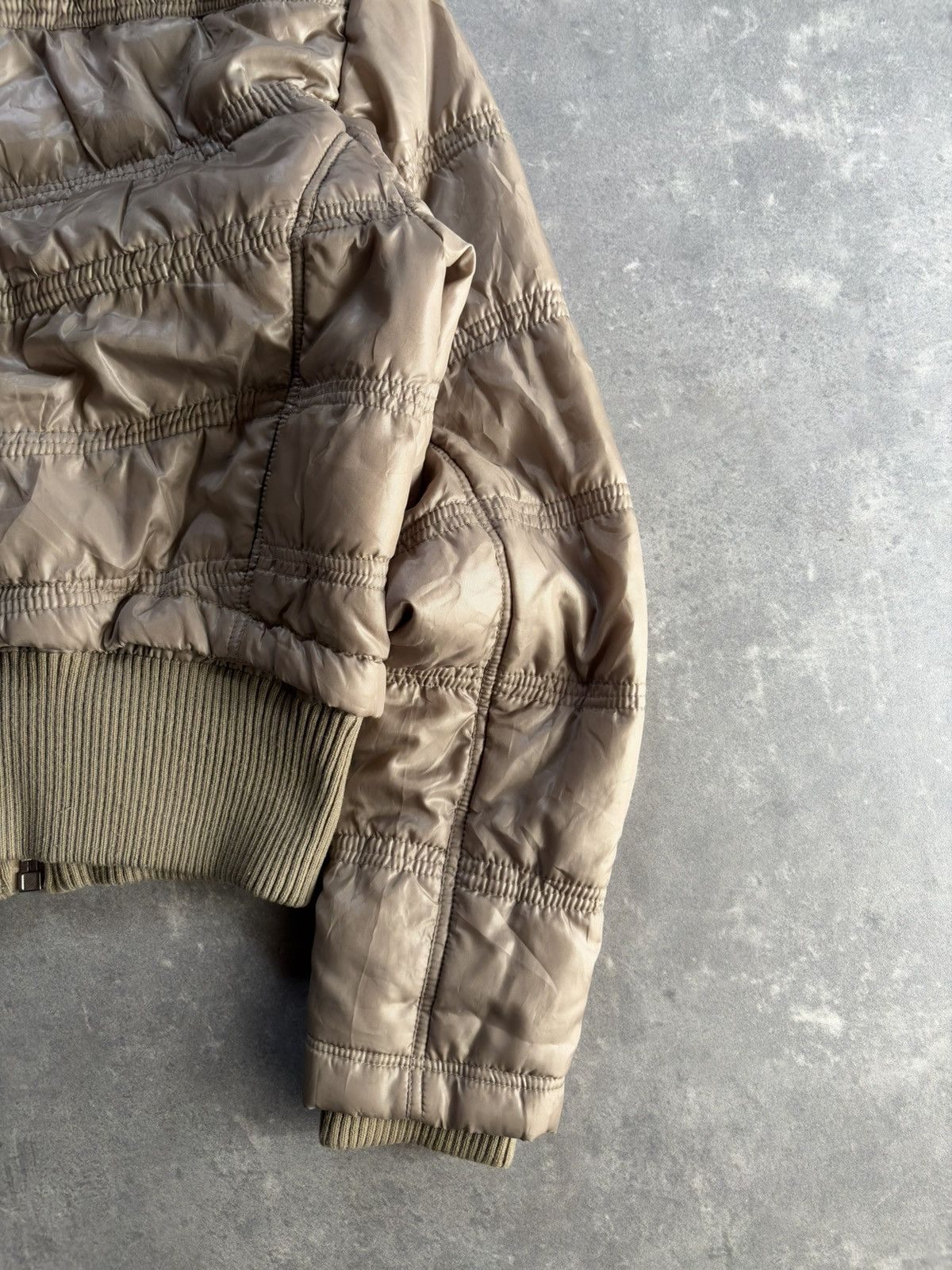 Japanese Brand 00s Fashion Addict N2B Style Faux Fur Hooded Bomber Jacket L Size M / US 6-8 / IT 42-44 - 14 Thumbnail