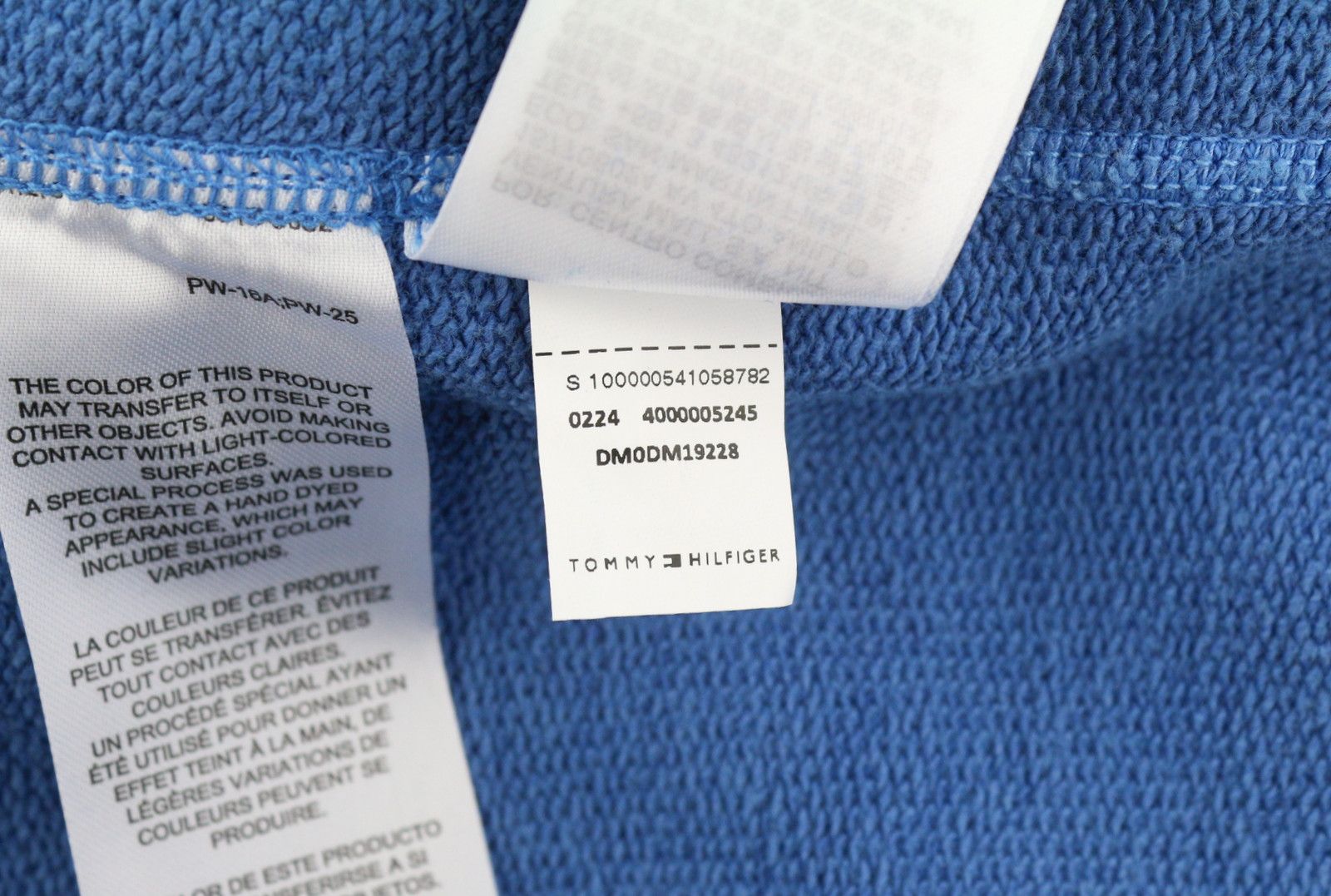 Tommy Hilfiger REQ NEW CLASSIC 2XL Blue Faded Logo Hoodie 87407 Size US XXL / EU 58 / 5 - 9 Thumbnail
