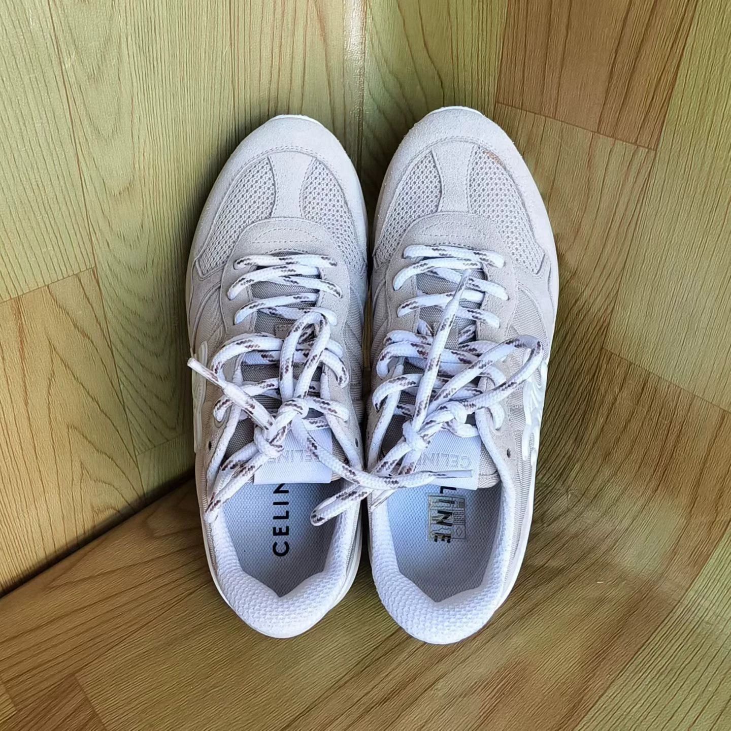 Celine CELINE Runner, Calfskin, Round Toe, Lace-up, Low-top Size US 6.5 / IT 36.5 - 5 Thumbnail