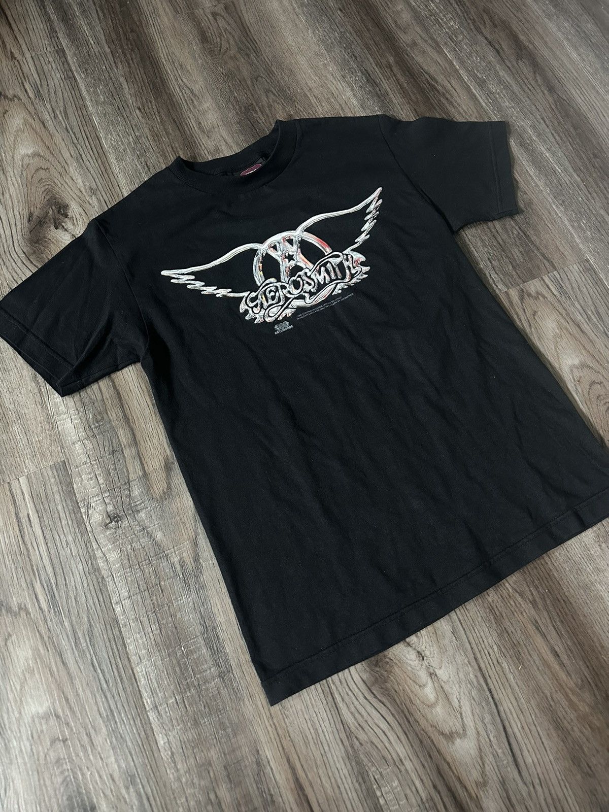 Band Tees Vintage 2001 Aerosmith Just Push Play Sorayama Tee Shirt Size US M / EU 48-50 / 2 - 2 Thumbnail