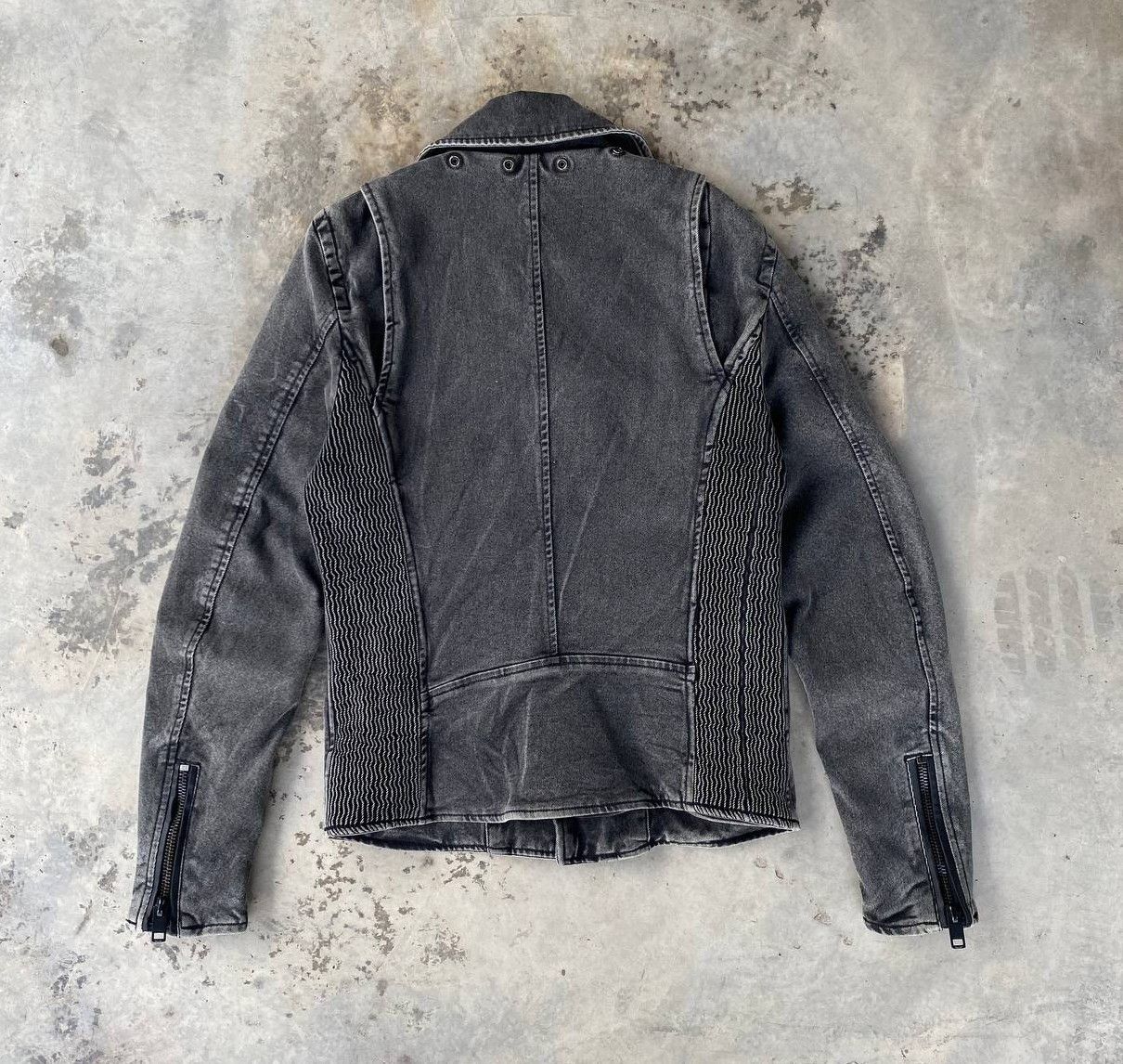 Diesel DIESEL BIKER JACKET FADED BLACK MEDIUM Size US M / EU 48-50 / 2 - 8 Thumbnail