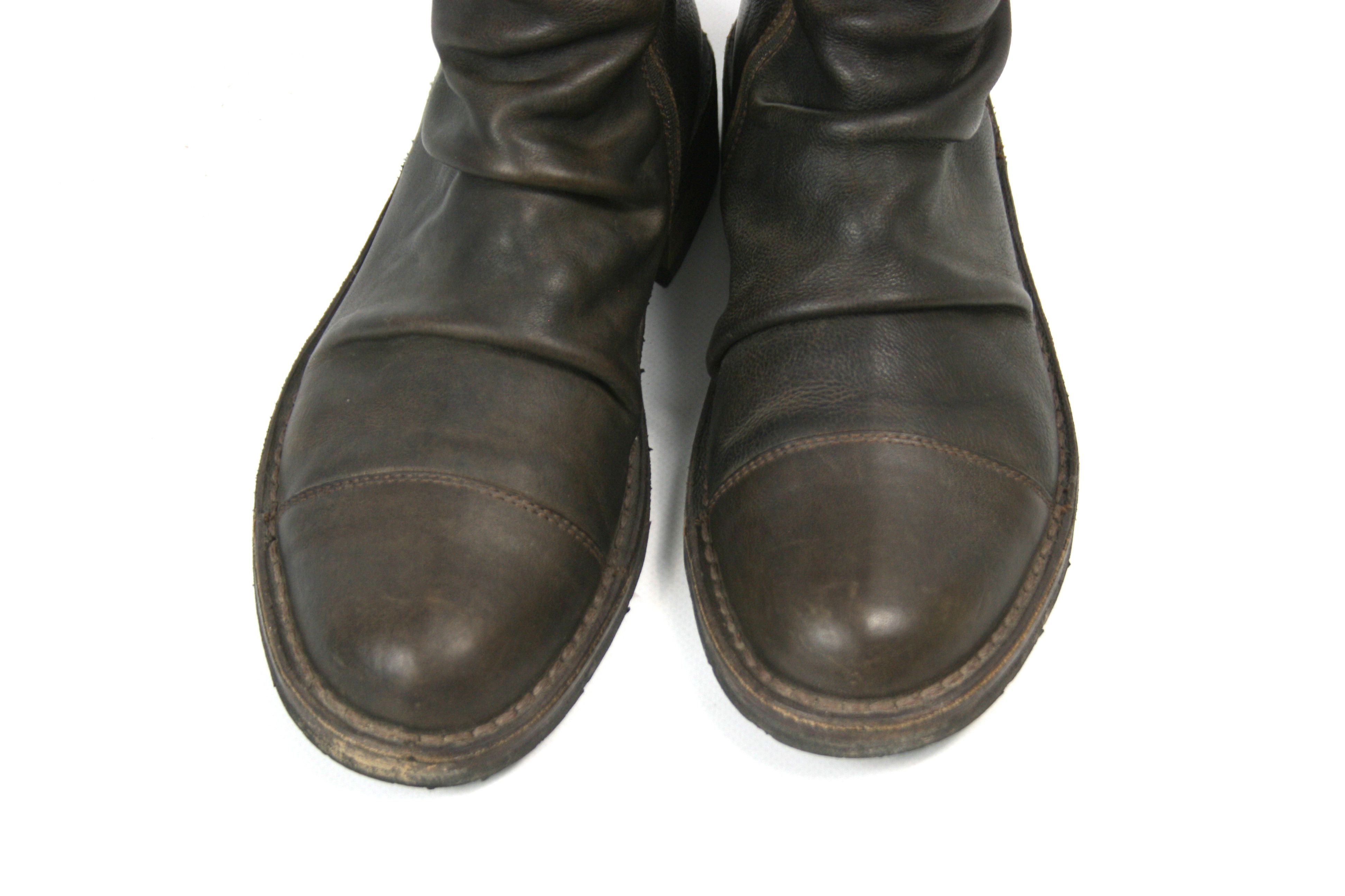 Other Bubetti Avant Garde Knee High Biker Boots Vintage Size US 8.5 / IT 38.5 - 5 Thumbnail