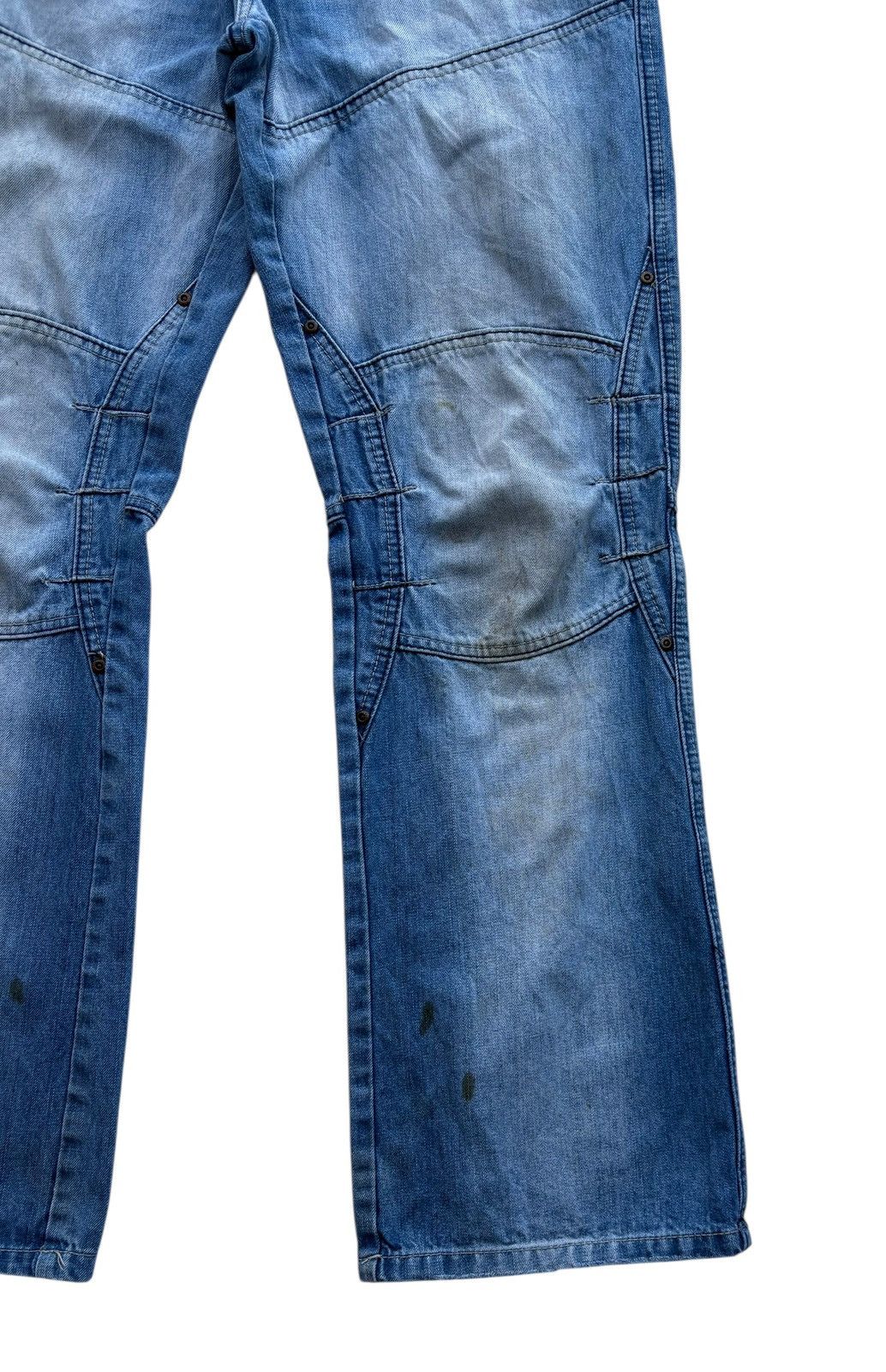 Japanese Brand Eight 2 Nine Loose Rugged Streetwear Denim Size US 33 - 9 Thumbnail