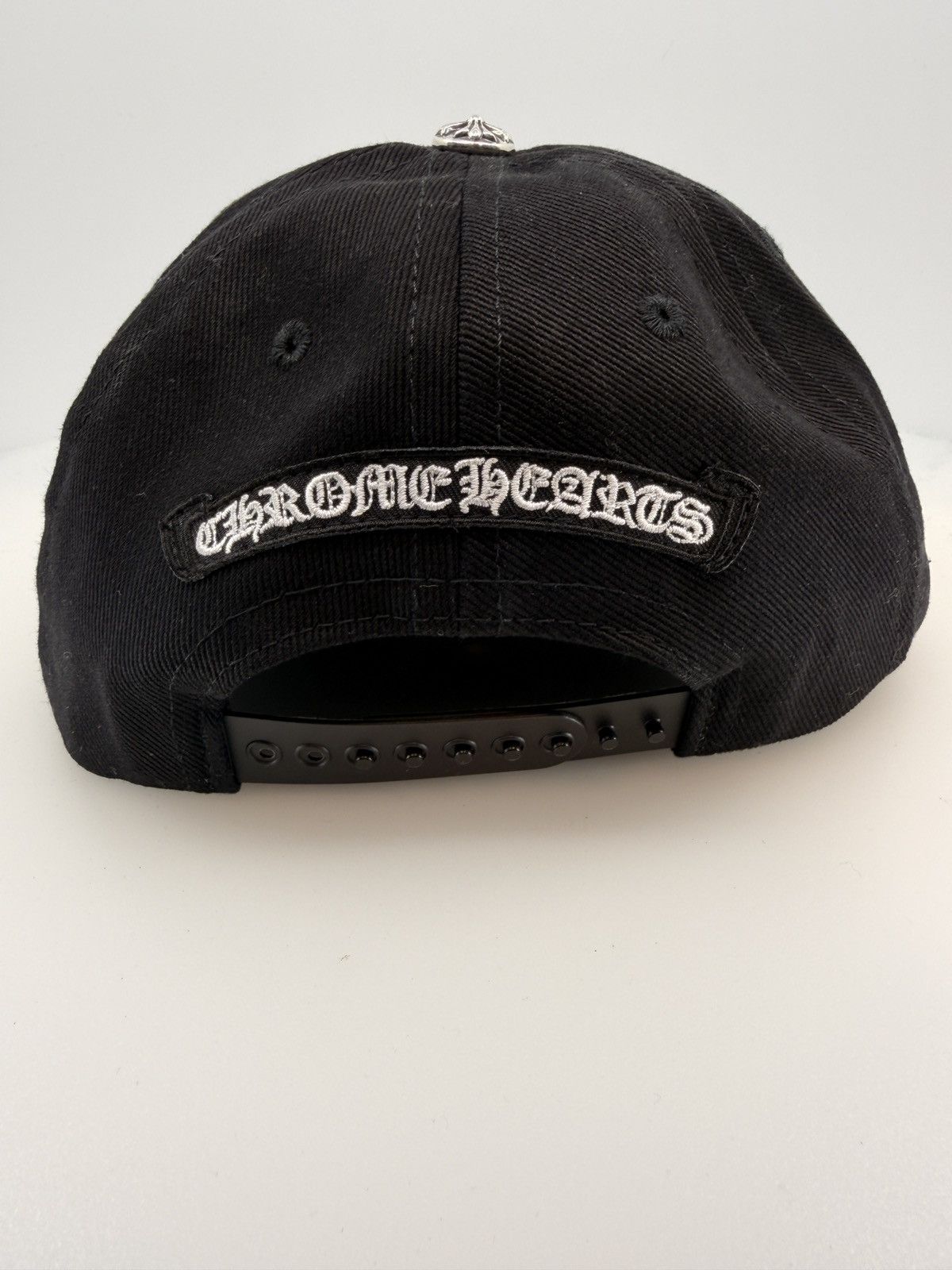 Chrome Hearts Chrome Hearts Horseshoe Denim Baseball Hat Black Size ONE SIZE - 3 Thumbnail