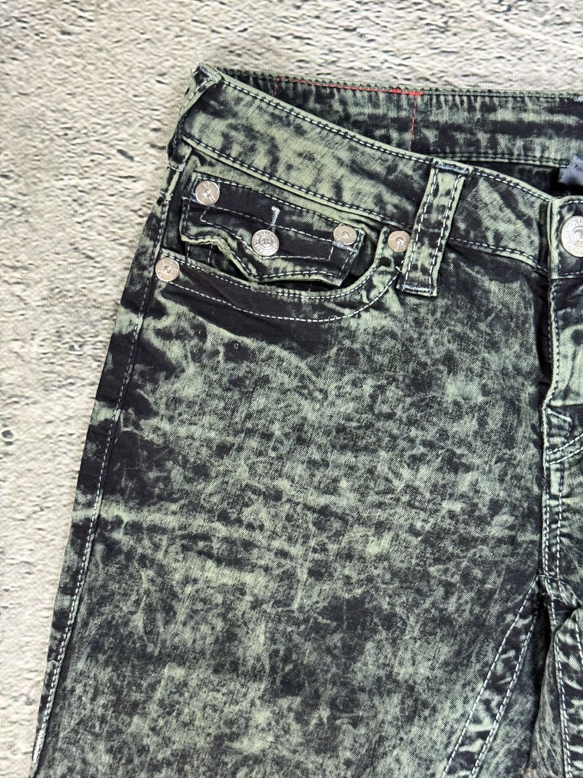 True Religion True Religion jeans skinny marble camo khaki green Size US 28 / EU 44 - 8 Thumbnail