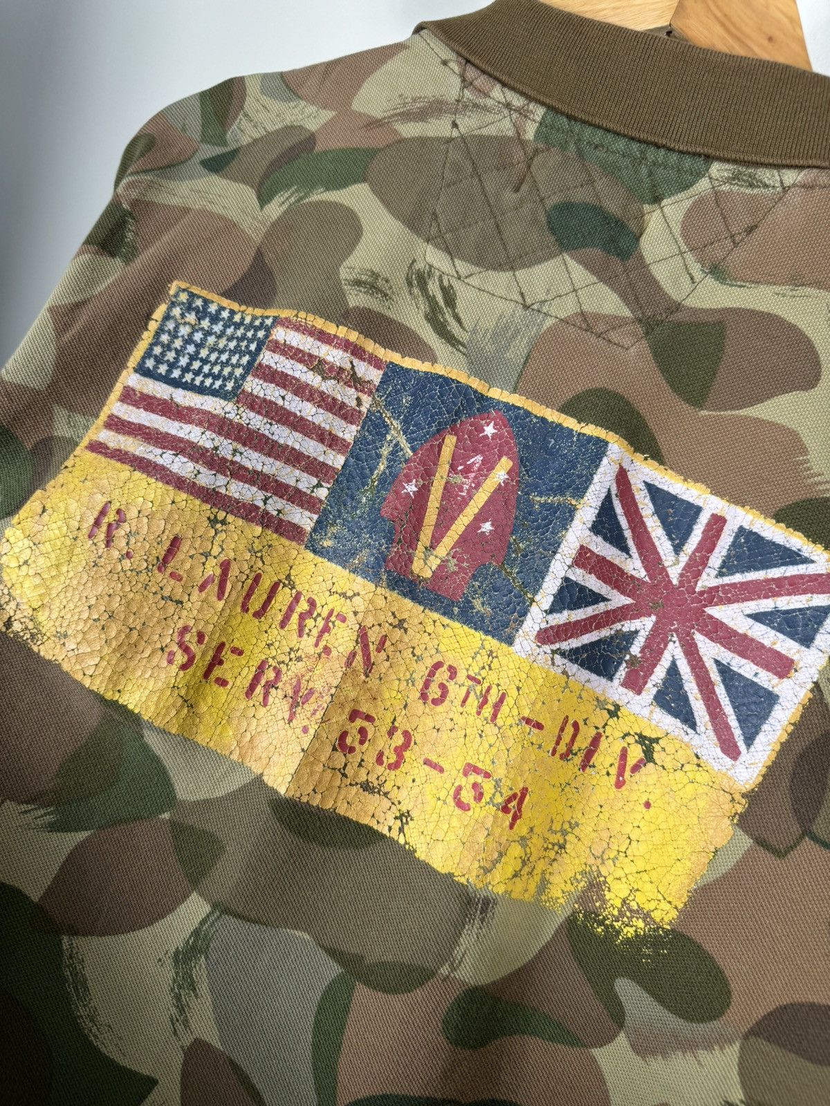 Polo Ralph Lauren × Ralph Lauren Ralph Lauren USA Army Military Vintage Polo T Shirt Size US L / EU 52-54 / 3 - 10 Thumbnail