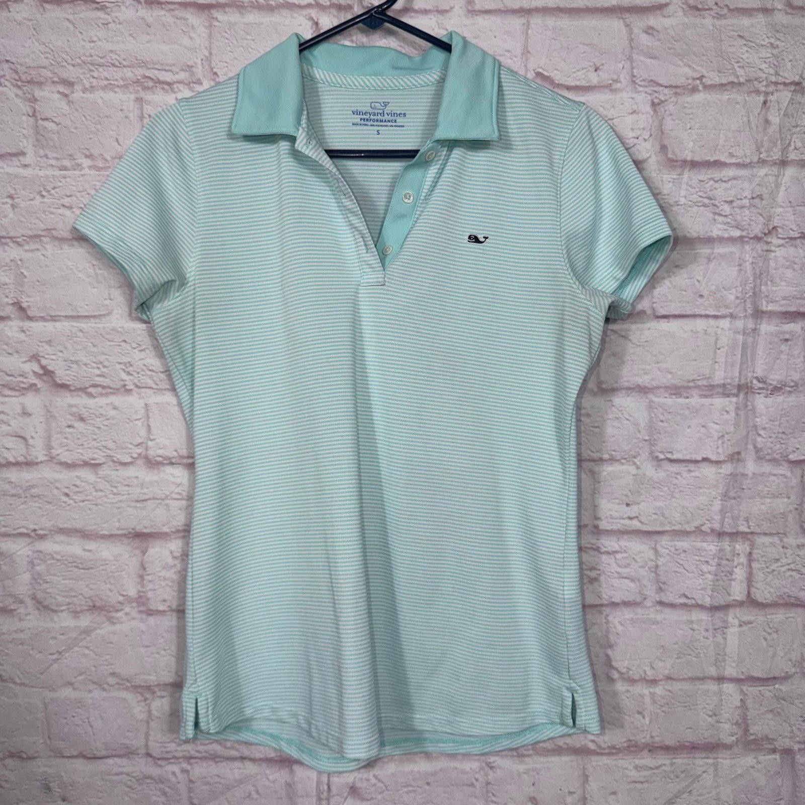 Vineyard Vines Vineyard Vines Women's Performance Polo Shirt - Size S Size S / US 4 / IT 40 - 1 Thumbnail
