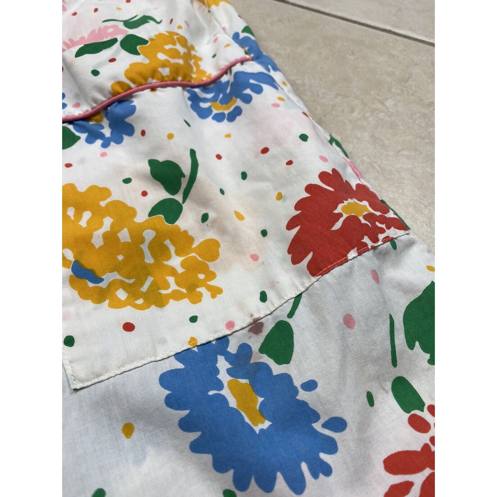 Other VTG Eyefuls Nightgown Mumu Multicolor Floral MOD Pearl Snap Size M / US 6-8 / IT 42-44 - 4 Thumbnail