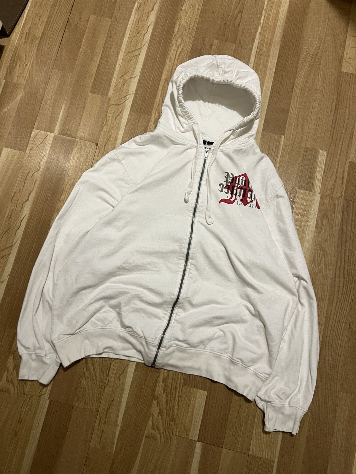 Ed Hardy × Vintage Vintage Ed hardy punk rock skull zip hoodie avant garde 90s Size US L / EU 52-54 / 3 - 6 Thumbnail