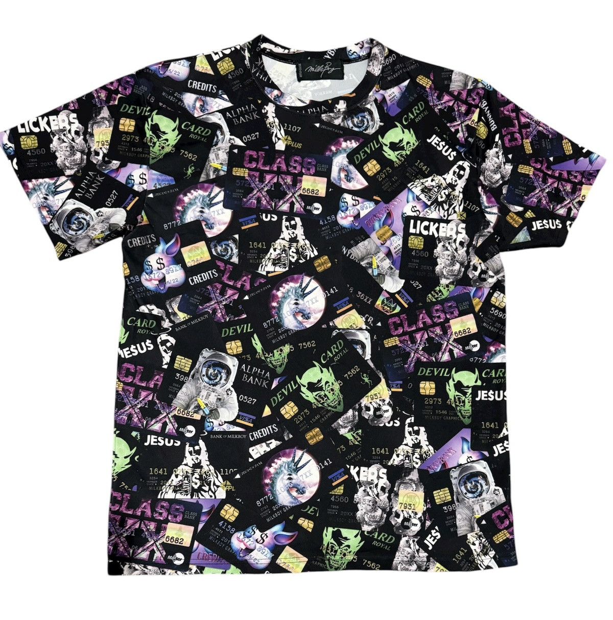 Japanese Brand Vintage Very Rare MILKBOY CASH RULES JESUS Japanese Brand Size US L / EU 52-54 / 3 - 1 Thumbnail