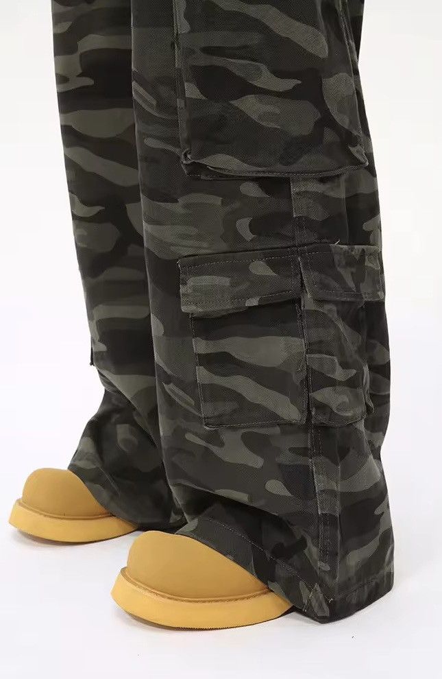 Japanese Brand Washed Camouflage Cargo Denim Jean Size US 30 / EU 46 - 5 Thumbnail