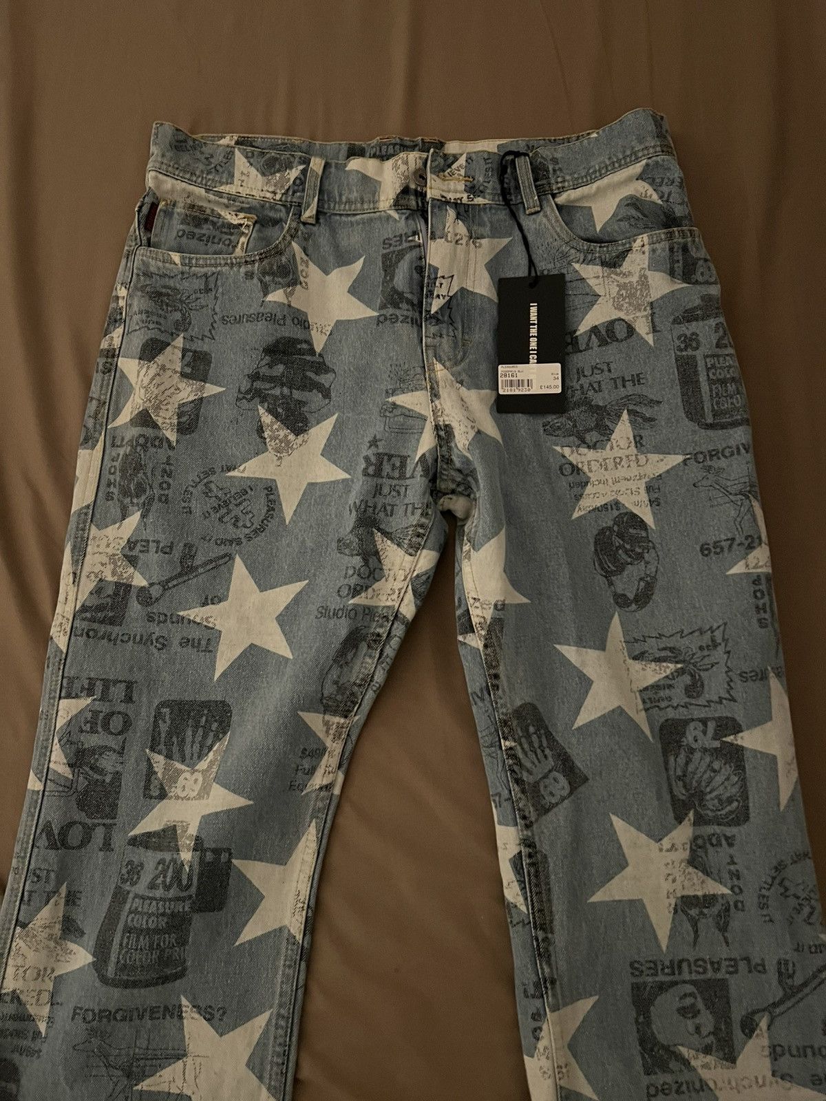 Pleasures Pleasures Poppy Denim Brand New Size US 34 / EU 50 - 1 Thumbnail