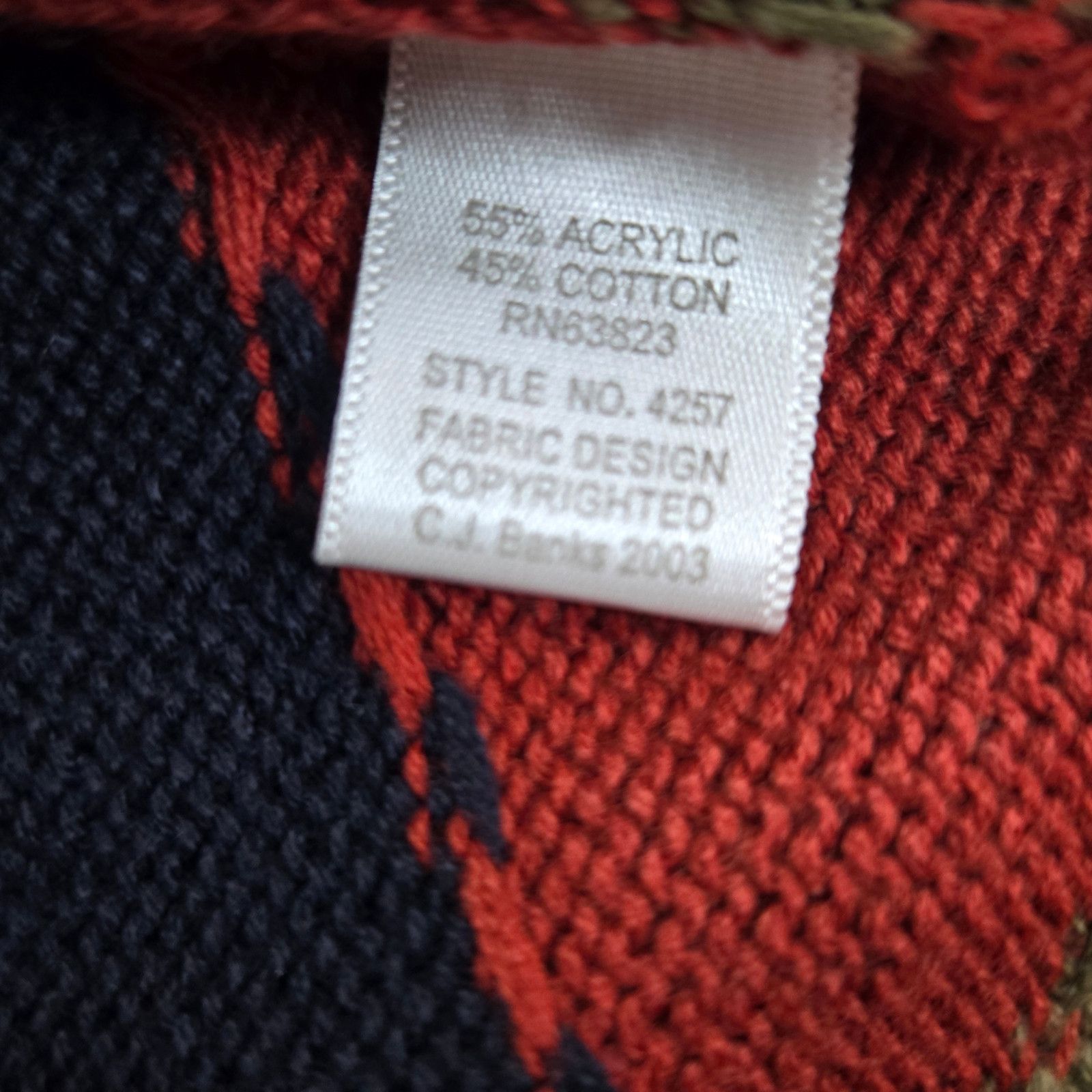 Vintage Y2K Navy Cardinal Fall Embroidered Cardigan Size 14 Size XL / US 12-14 / IT 48-50 - 5 Thumbnail