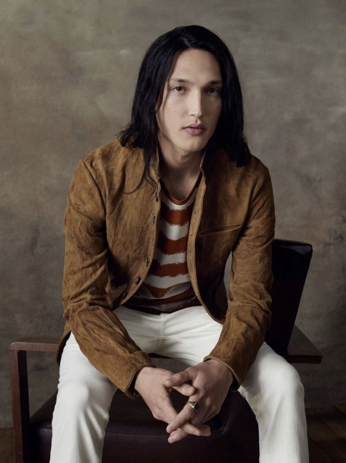 John Varvatos Woodward Multibutton Sheepskin Jacket EU 48 USA 38 Size US M / EU 48-50 / 2 - 3 Thumbnail