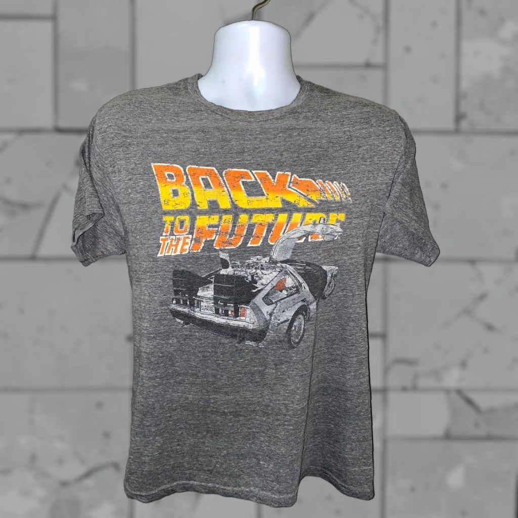 Vintage M & M Back To The Future Shirt Mens Gray Short Sleeve Graphic T-Shirt M Size US M / EU 48-50 / 2 - 1 Thumbnail
