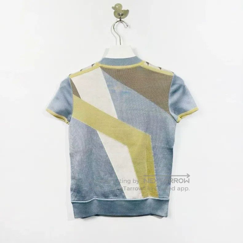 Hermes Hermes Spring/Summer 23 silk blend knitted silk short slee Size XXS / US 00 / IT 34 - 2 Thumbnail