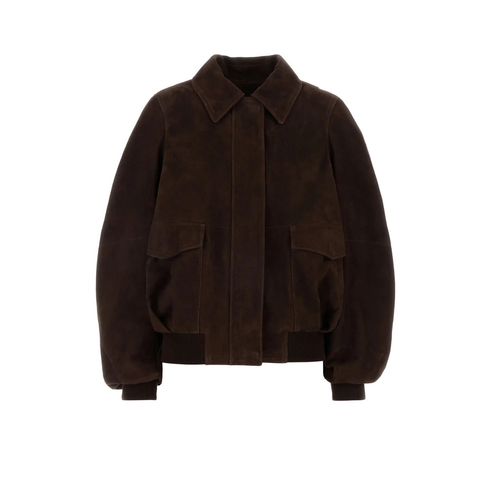 Loewe LOEWE Dark Brown Suede Jacket New & Authentic (Women's size: Size M / US 6-8 / IT 42-44 - 1 Thumbnail