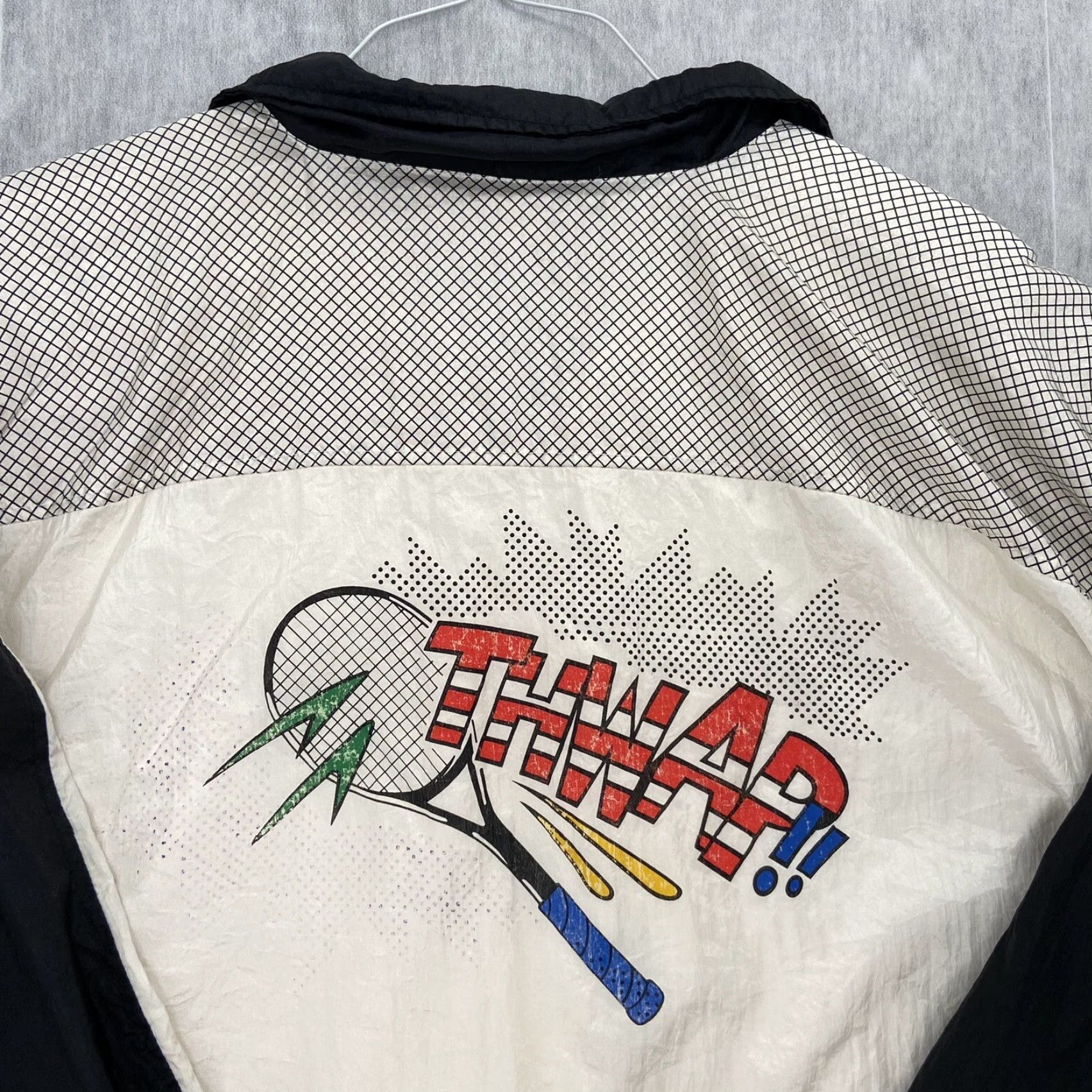 Ellesse VINTAGE Ellesse Windbreaker Jacket Men XL White Tennis Casual 90s Nylon Zip Size US XL / EU 56 / 4 - 4 Thumbnail