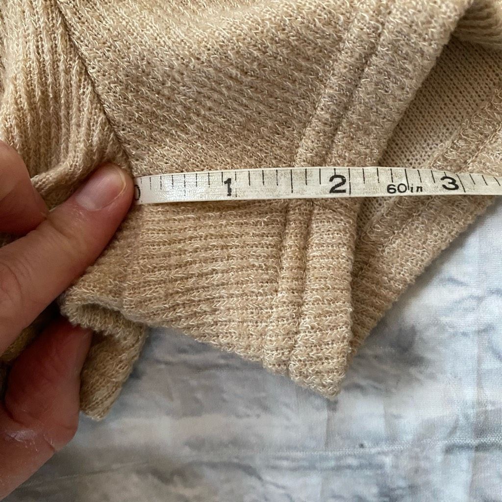 Other Women XS knit pull on shorts tan Size 26" / US 2 / IT 38 - 6 Thumbnail