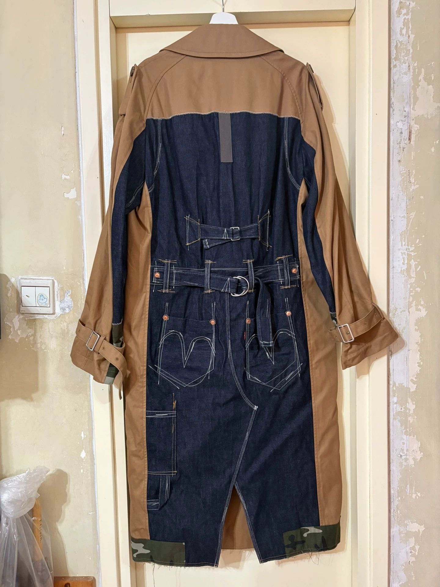 Junya Watanabe Junya Watanabe Man 22AW x Levi DB Camo Red Plaid S Size US S / EU 44-46 / 1 - 3 Thumbnail