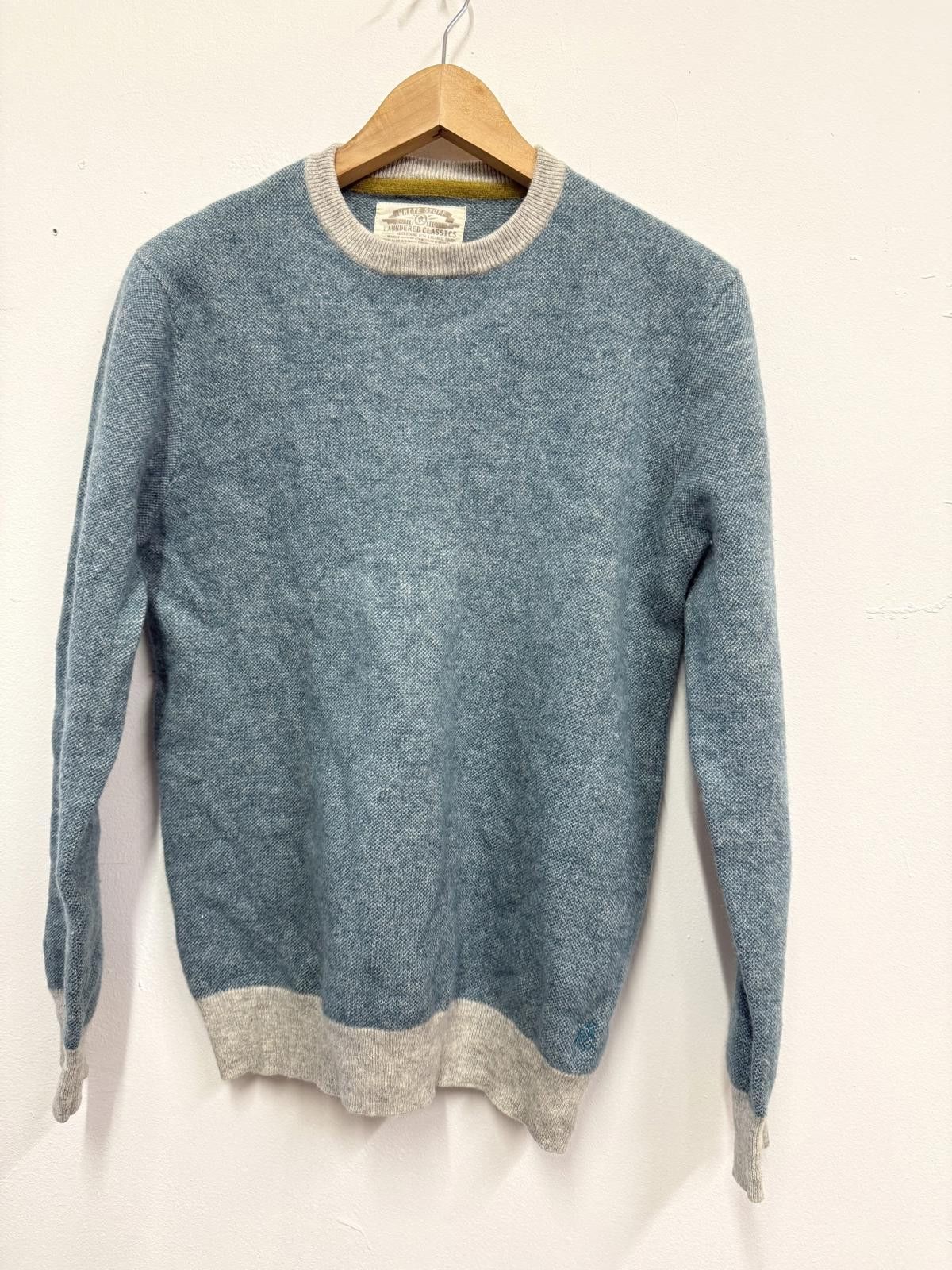 Other White Stuff Laundered Classics Blue Crew Neck Sweater Size US M / EU 48-50 / 2 - 1 Thumbnail