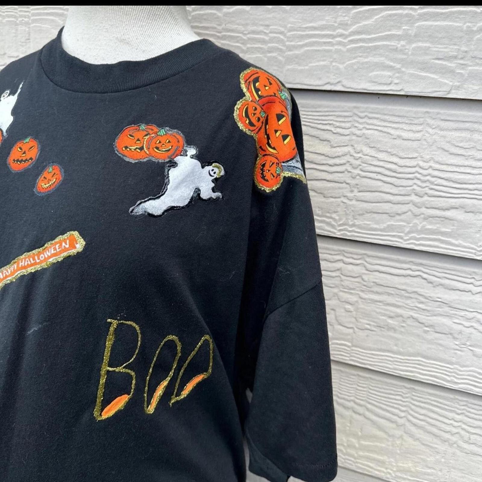 Other Black Halloween graphic t-shirt xxl Size US XXL / EU 58 / 5 - 2 Thumbnail