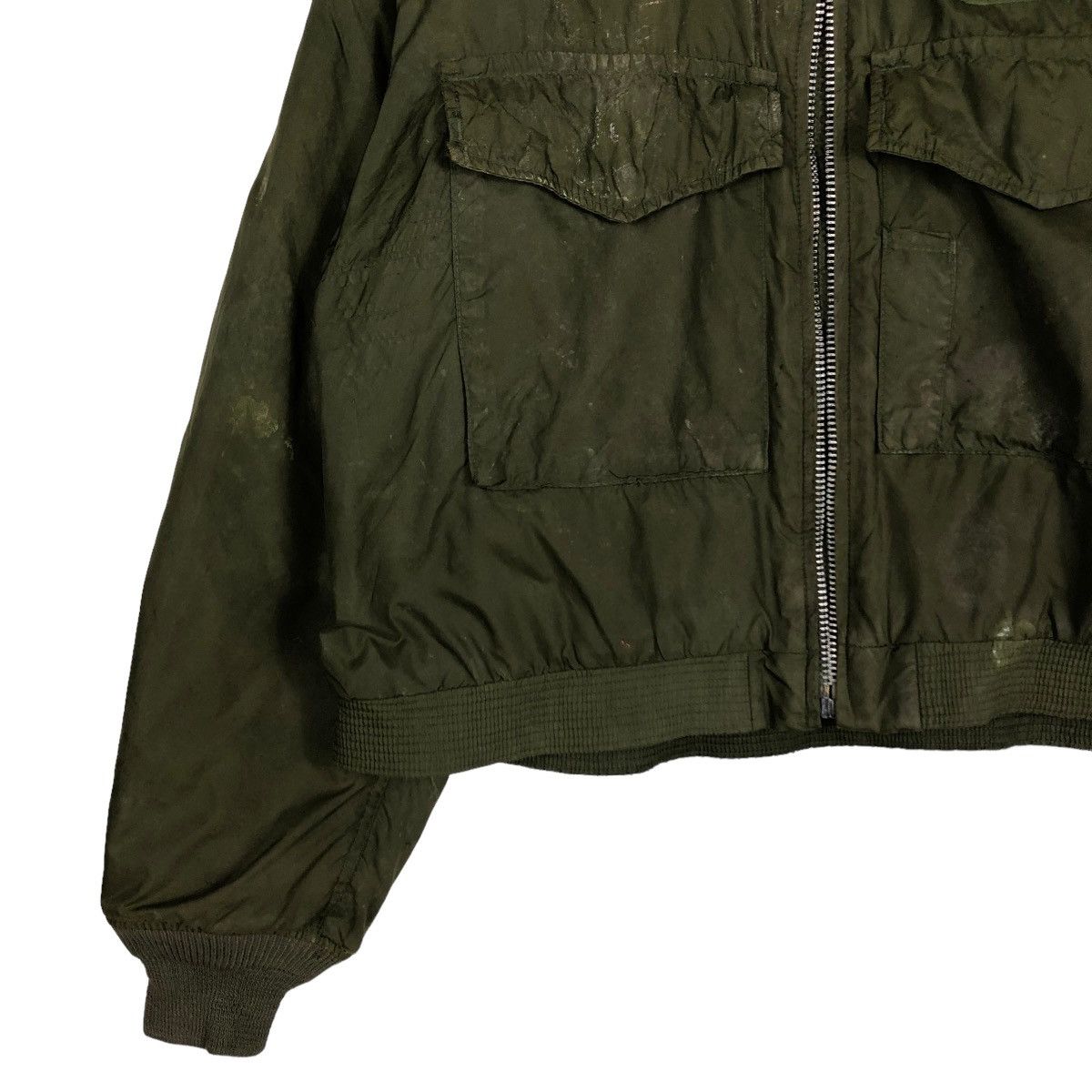 Vintage 🔥VINTAGE 60’s FLY BOMBER JACKET MILITARY MADE IN USA Size US L / EU 52-54 / 3 - 6 Thumbnail