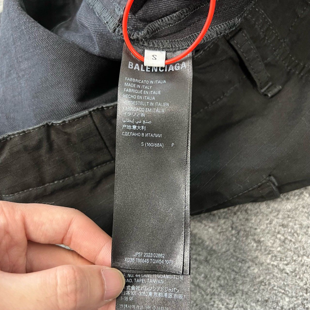 Balenciaga Balenciaga 24 New Denim Paneled Drawstring Cargo Overalls p Size US 28 / EU 44 - 6 Thumbnail