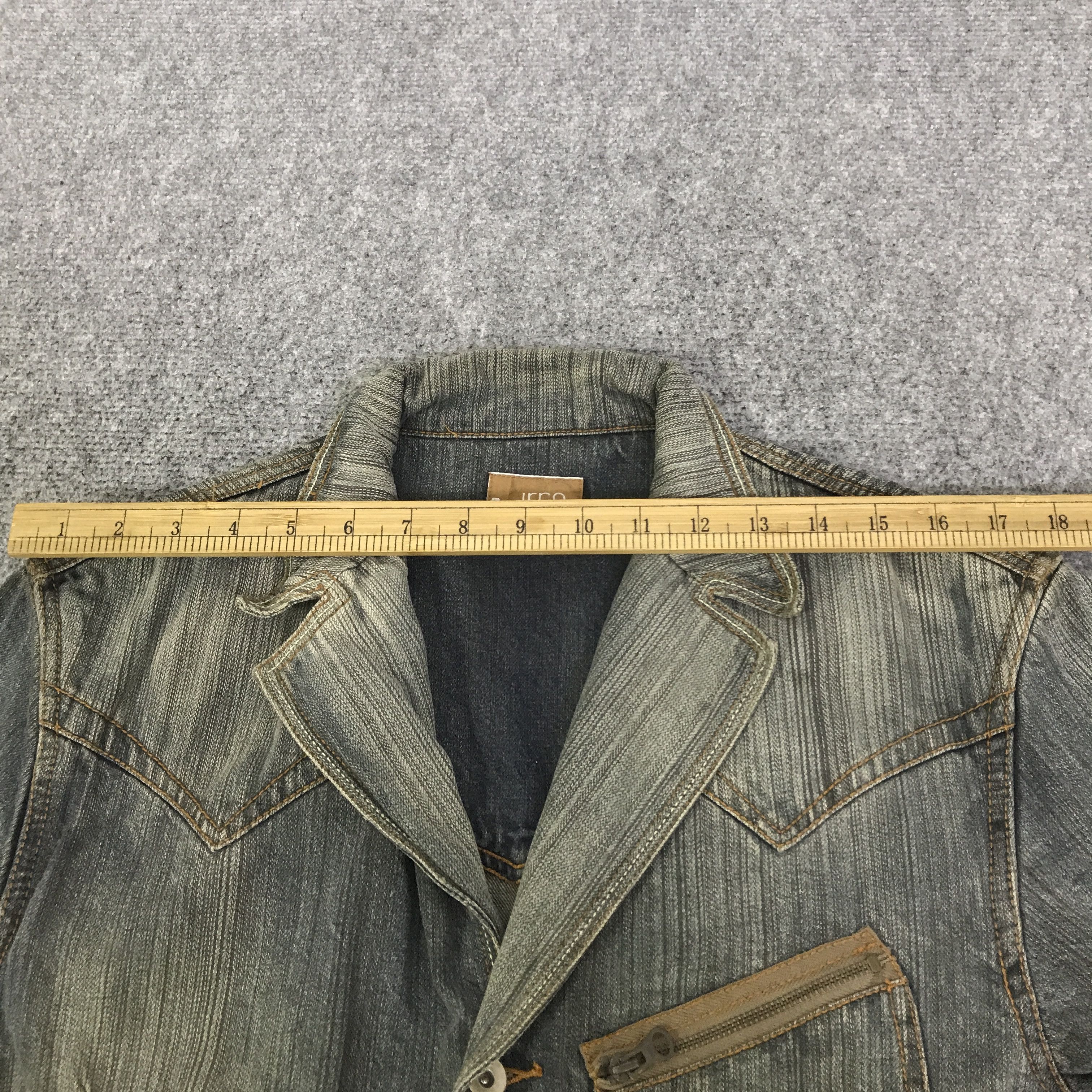 Japanese Brand ikka Japanese style denim Button jacket K128B9 Size US L / EU 52-54 / 3 - 6 Thumbnail