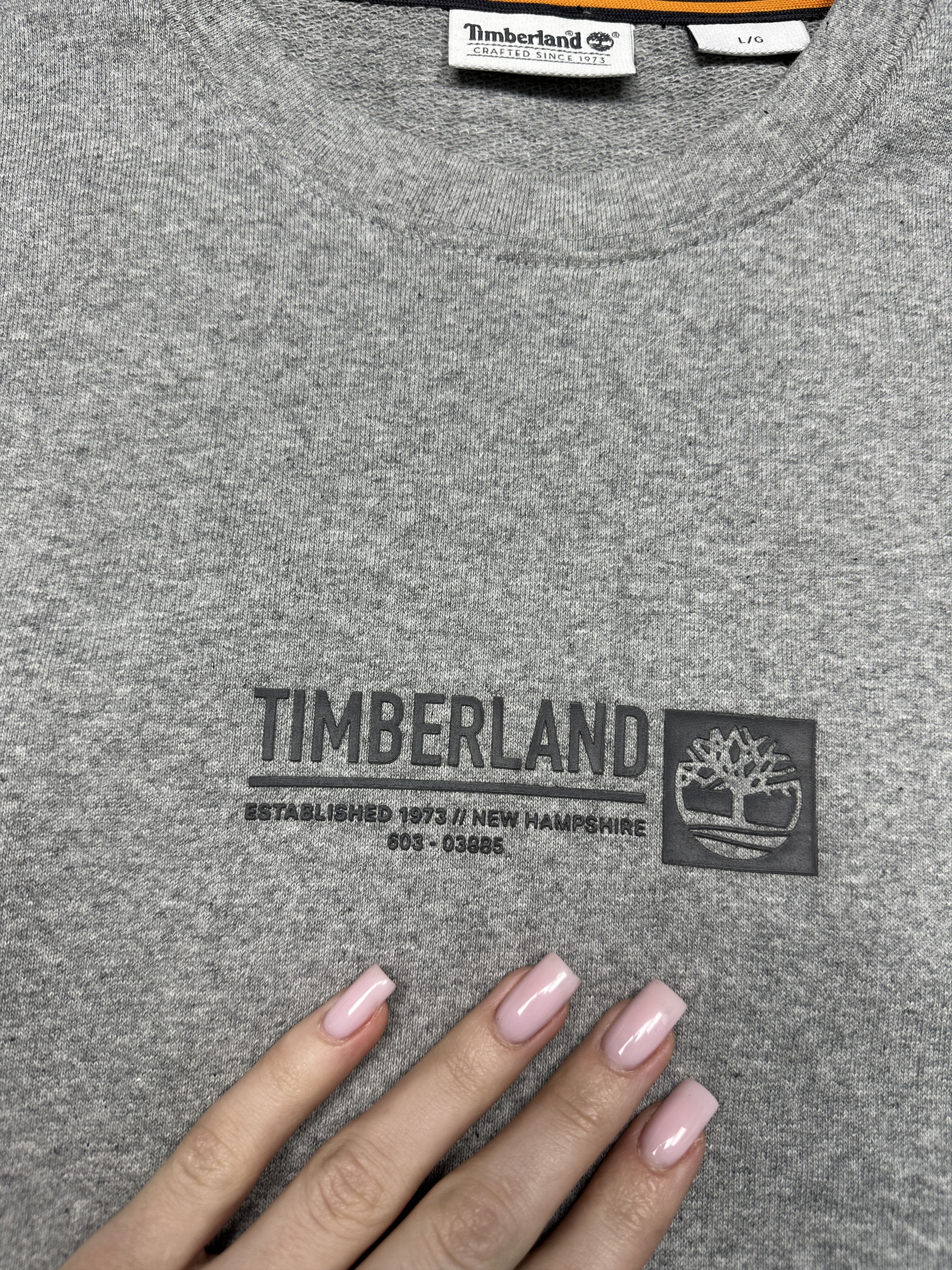 Timberland Timberland Mens Crew Neck Sweatshirt Size US L / EU 52-54 / 3 - 3 Thumbnail