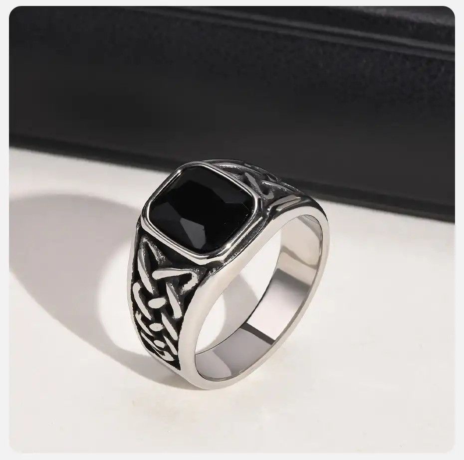 Other Viking Knot Rune Finger Band Ring Size ONE SIZE - 1 Thumbnail
