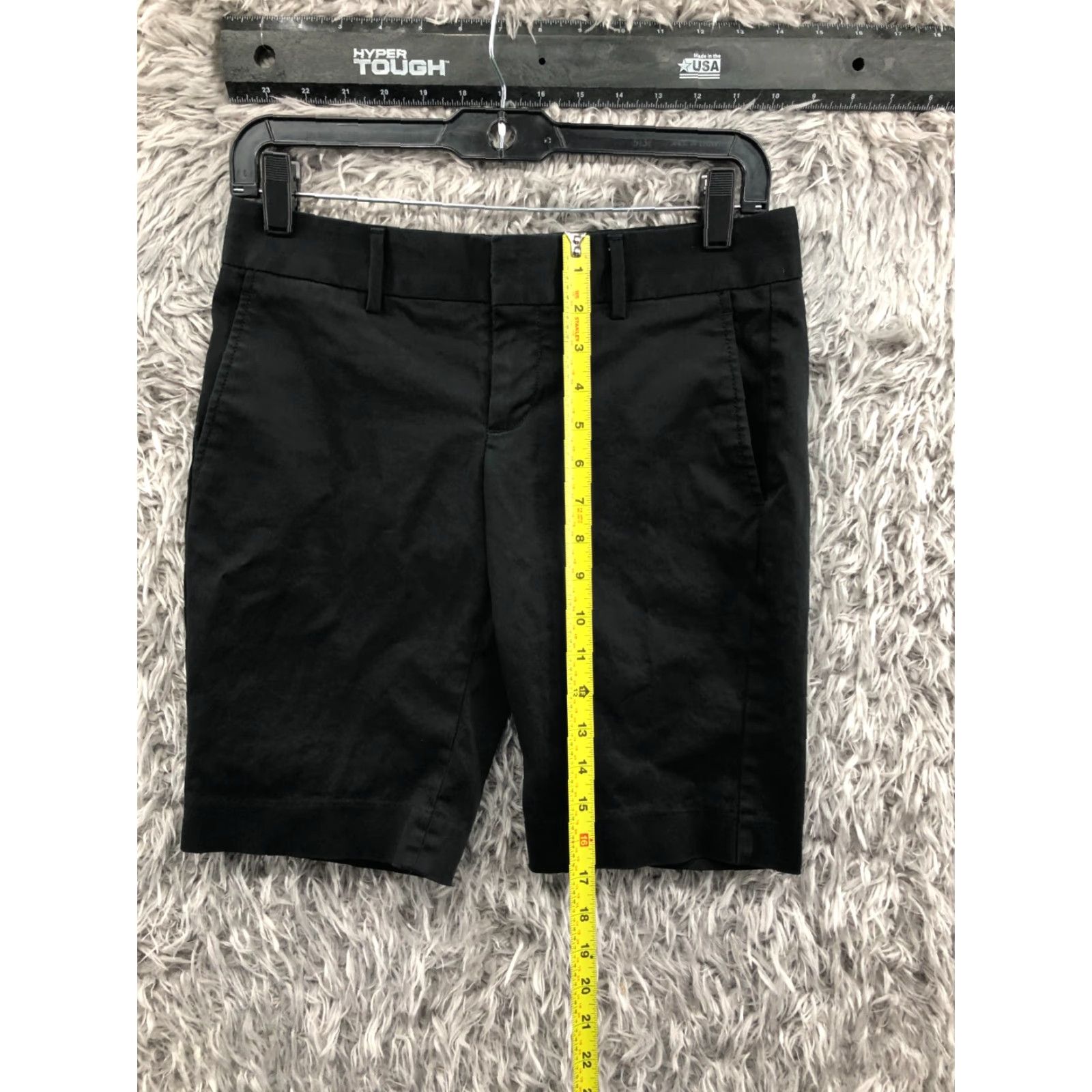 Banana Republic Banana Republic Chino Shorts Womens Size 0 Mid Rise Dark Wash Black Hook Eye Size 25" / US 0 / IT 36 - 3 Thumbnail