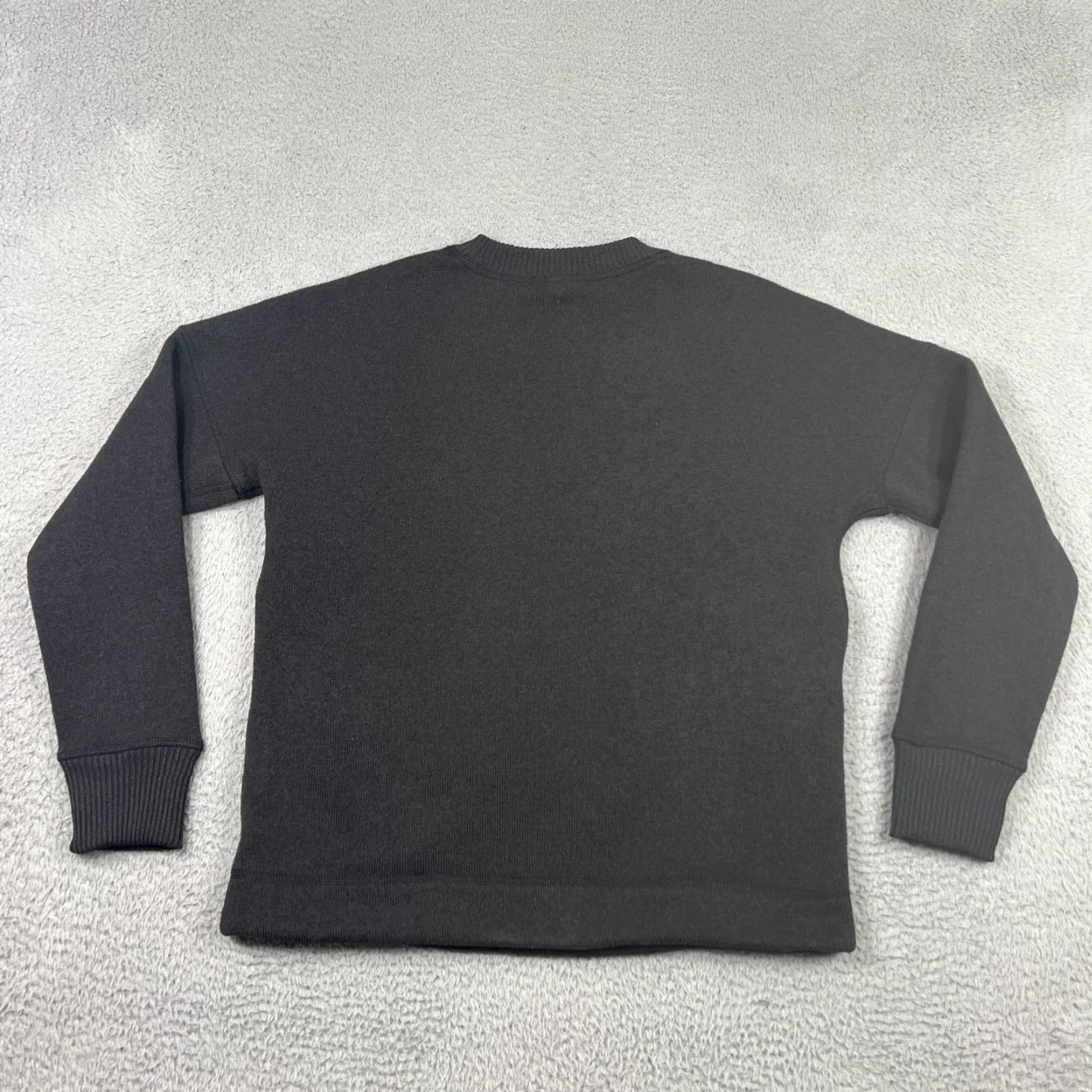 The North Face The North Face Sweater Womens S Black Gray Crescent Crew Sweater Size S / US 4 / IT 40 - 7 Thumbnail