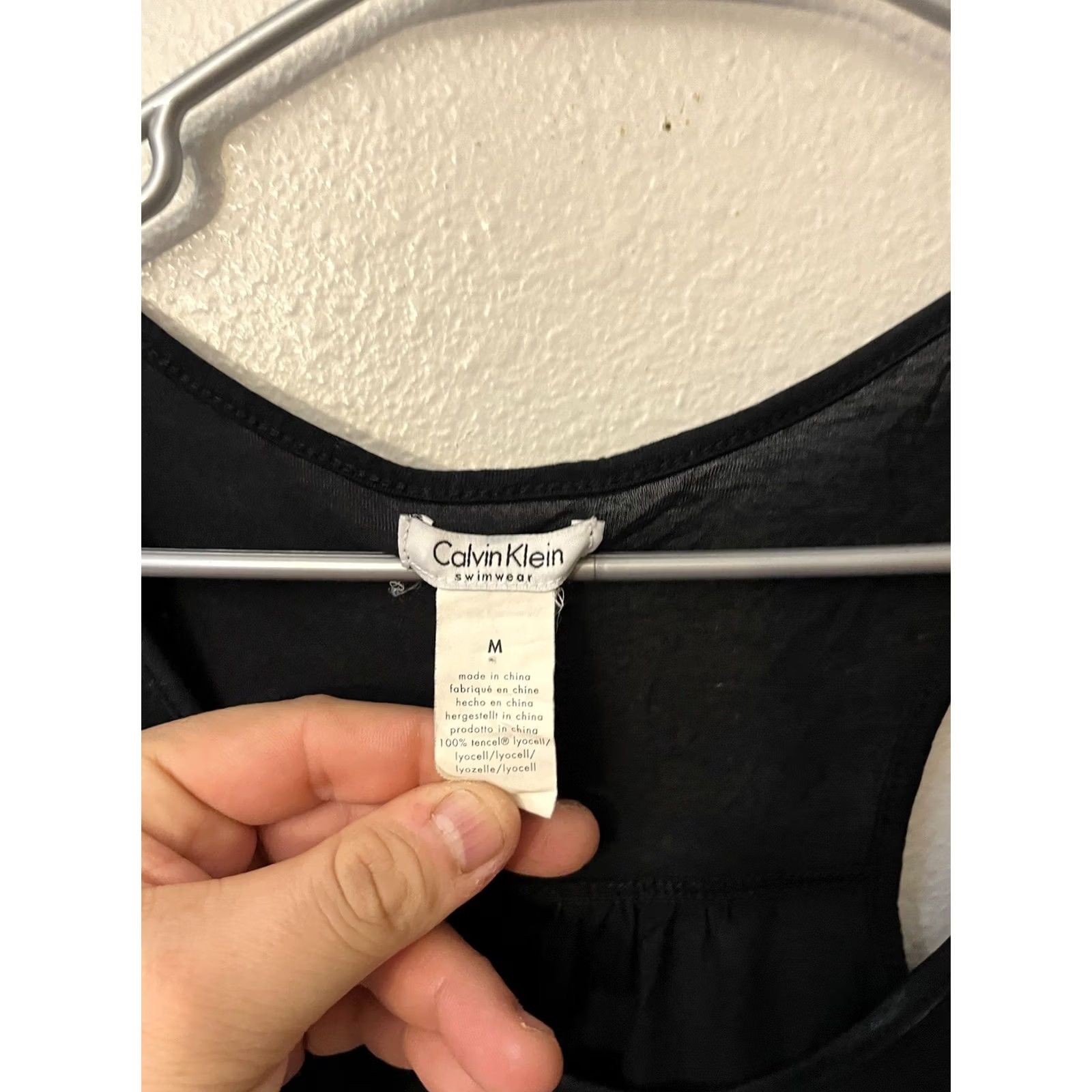 Calvin Klein Calvin Klein Tank Top Women’s Size M Black Sleeveless Soft Lyocell Sleepwear Size M / US 6-8 / IT 42-44 - 3 Thumbnail