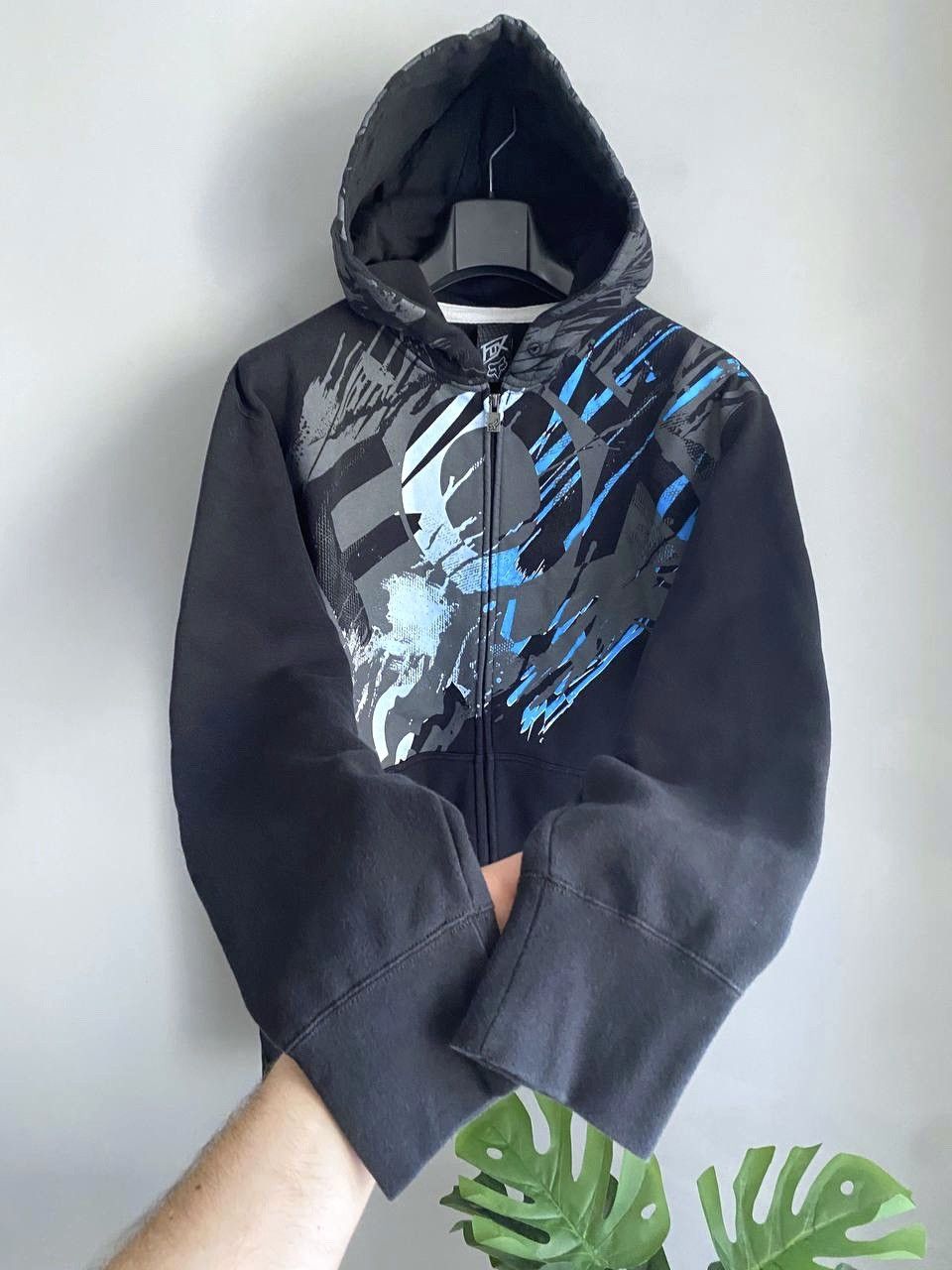 Fox Racing Fox Racing Y2K Men's Full Zip Black Hoodie, Size L Size US L / EU 52-54 / 3 - 3 Thumbnail