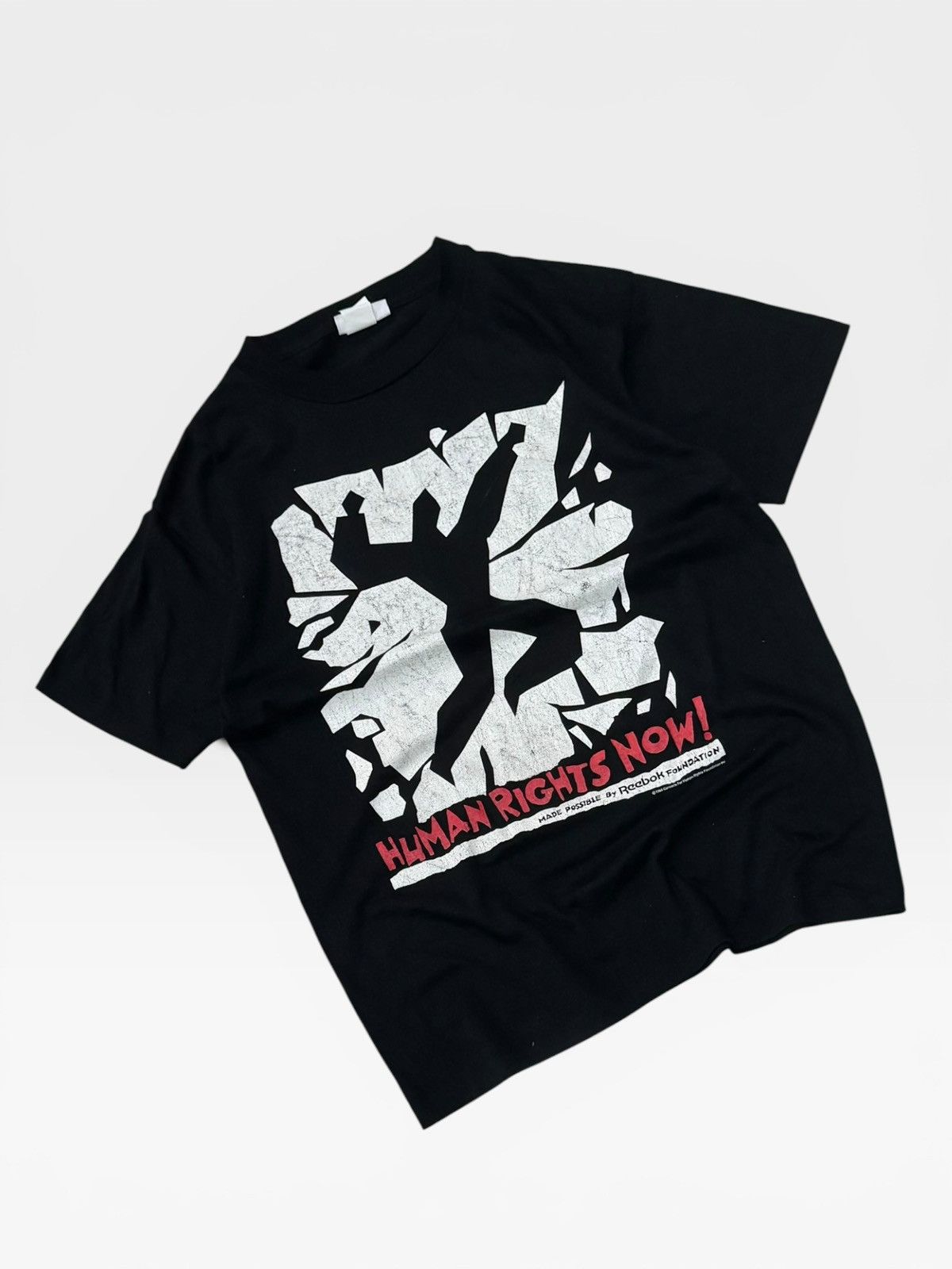 Reebok Vintage Reebok Human Rights Tour 1988 T-Shirt Size US L / EU 52-54 / 3 - 5 Thumbnail