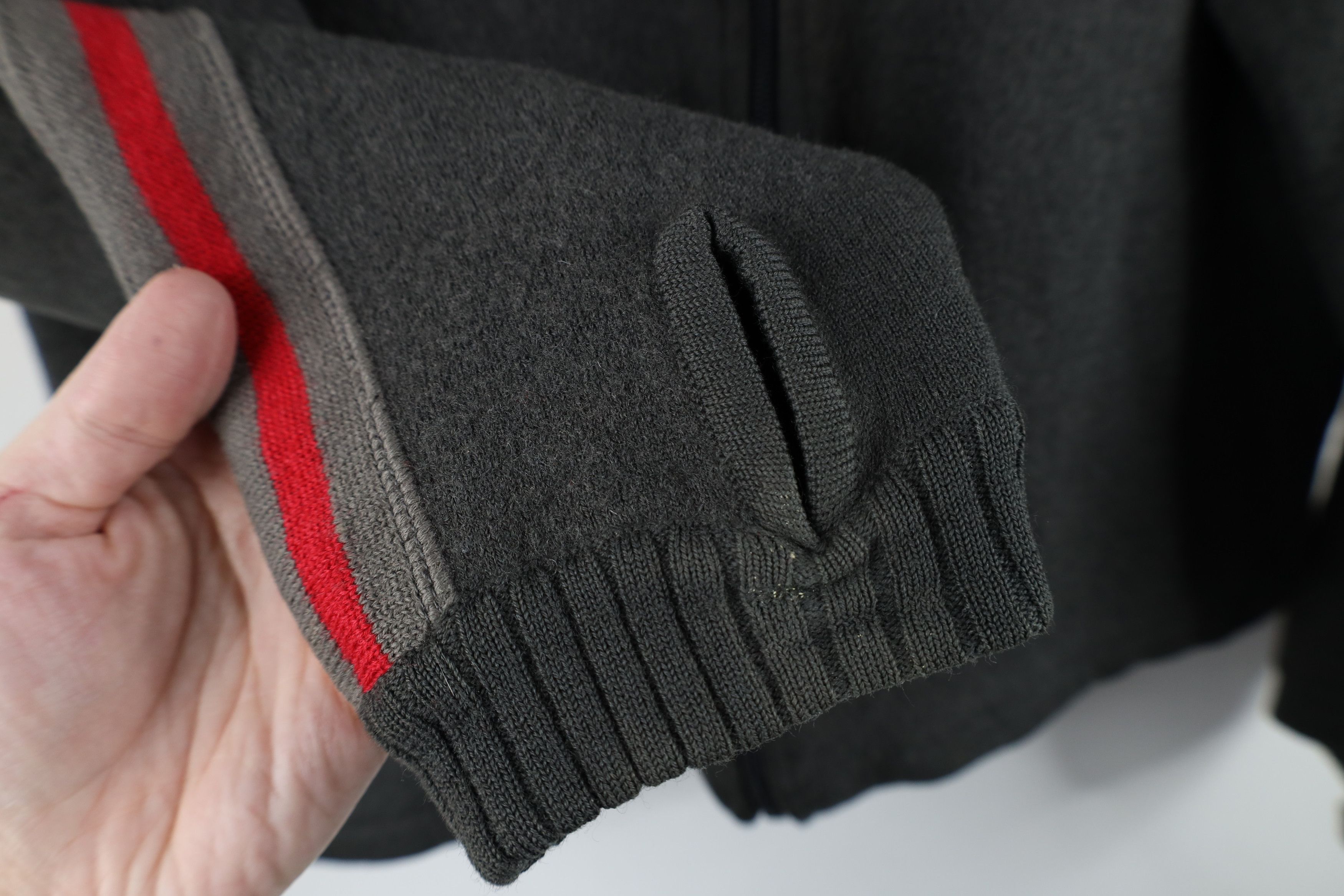Kuhl × Vintage Kuhl Mountain Striped Merino Wool Full Zip Jacket Gray Size US M / EU 48-50 / 2 - 5 Thumbnail