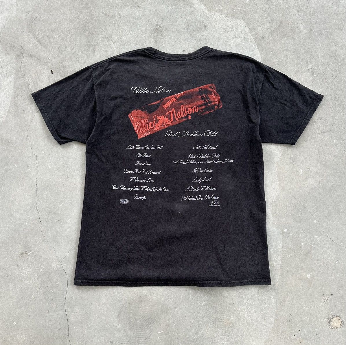 Hanes × Vintage VINTAGE WILLIE NELSON BAND TEE Size US L / EU 52-54 / 3 - 4 Thumbnail
