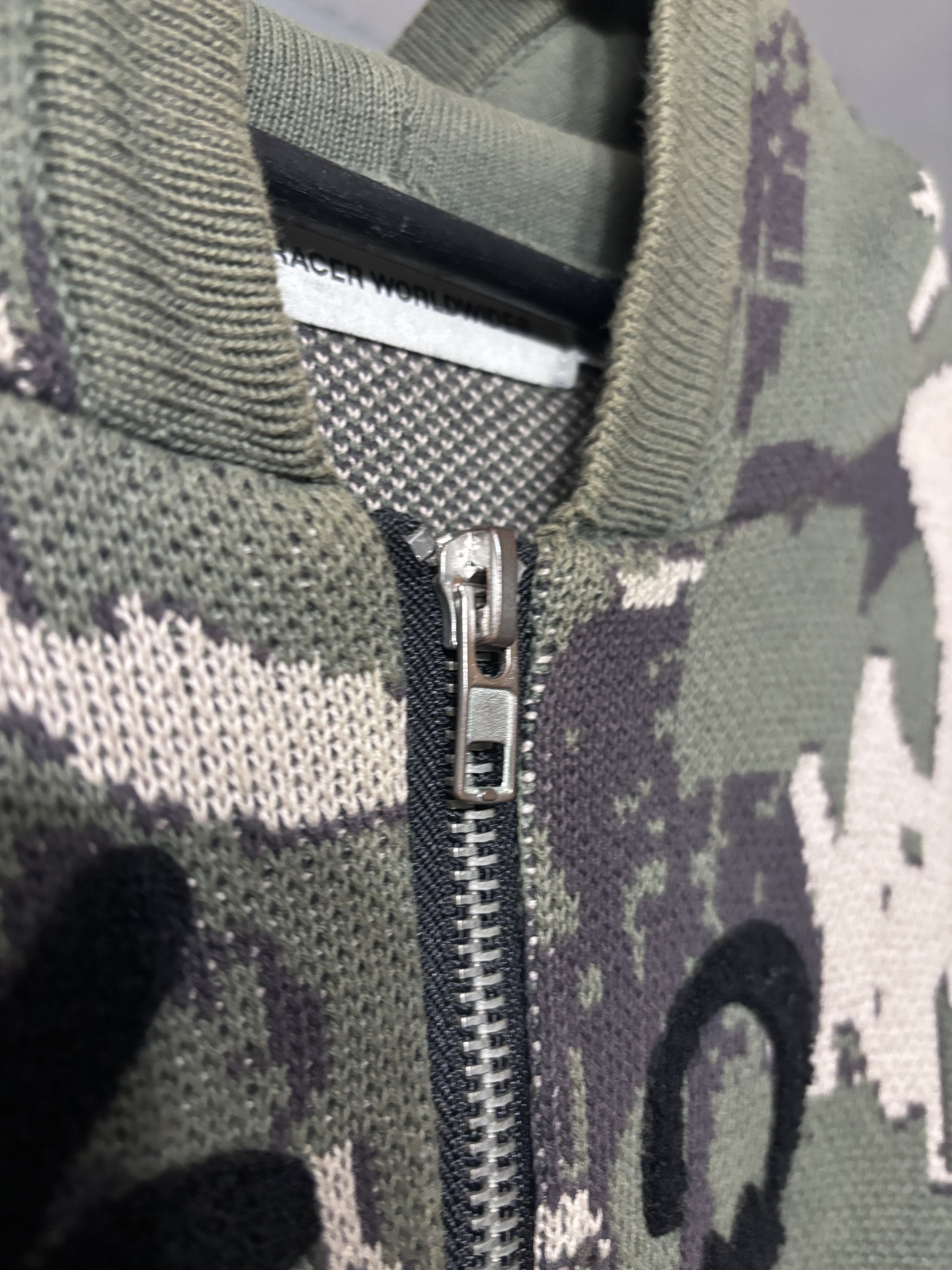 Racer Worldwide Racerworldwide camo knit zip hoodie Size US XL / EU 56 / 4 - 3 Thumbnail