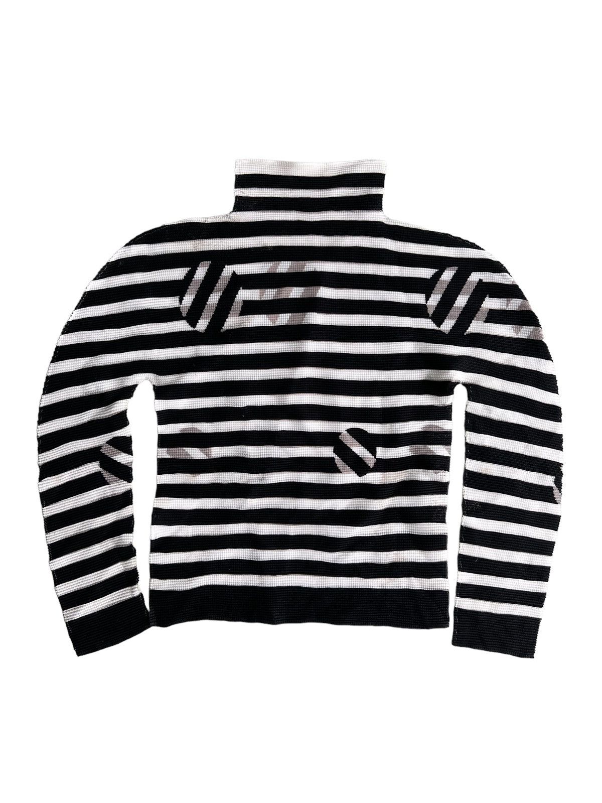 Issey Miyake Iconic Issey Miyake Me Pop Art Pleated Turtle Neck LS Shirt Size US M / EU 48-50 / 2 - 2 Thumbnail
