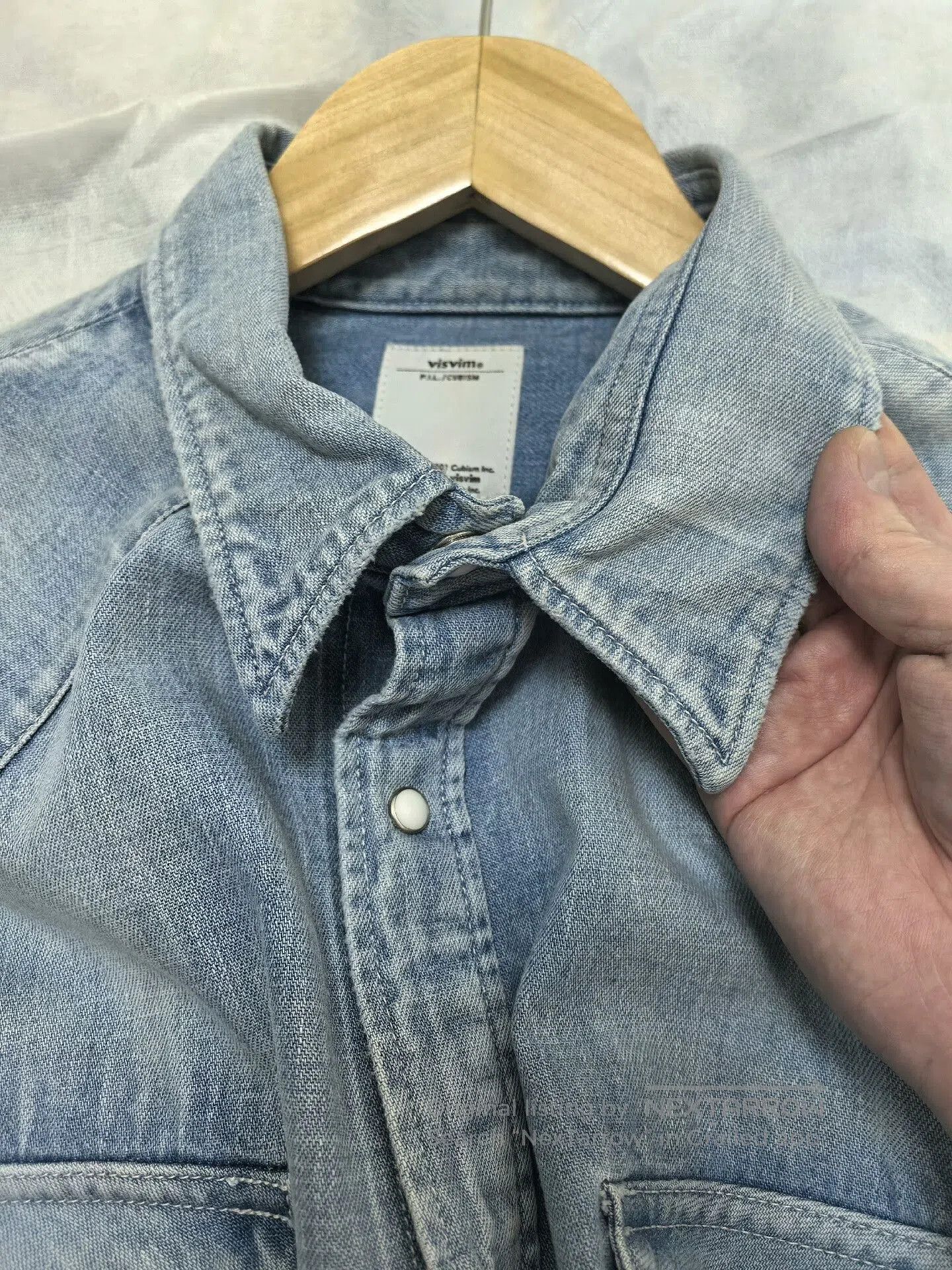 Visvim Visvim Light Blue Denim Shirt. Size US L / EU 52-54 / 3 - 8 Thumbnail