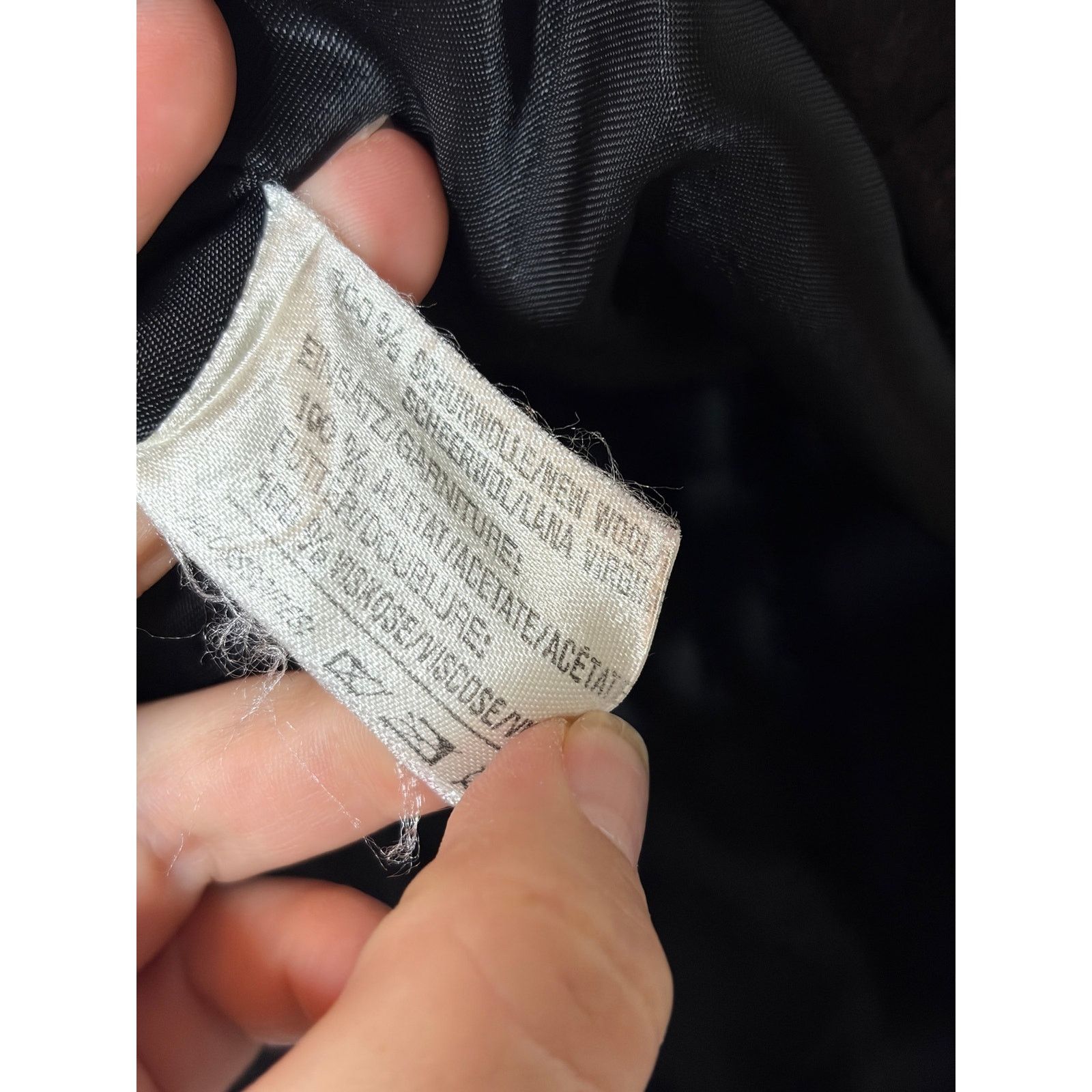 Louis Feraud Vintage Louis Feraud Blazer Jacket Black Minimalist 90s 12 Size XL / US 12-14 / IT 48-50 - 8 Thumbnail