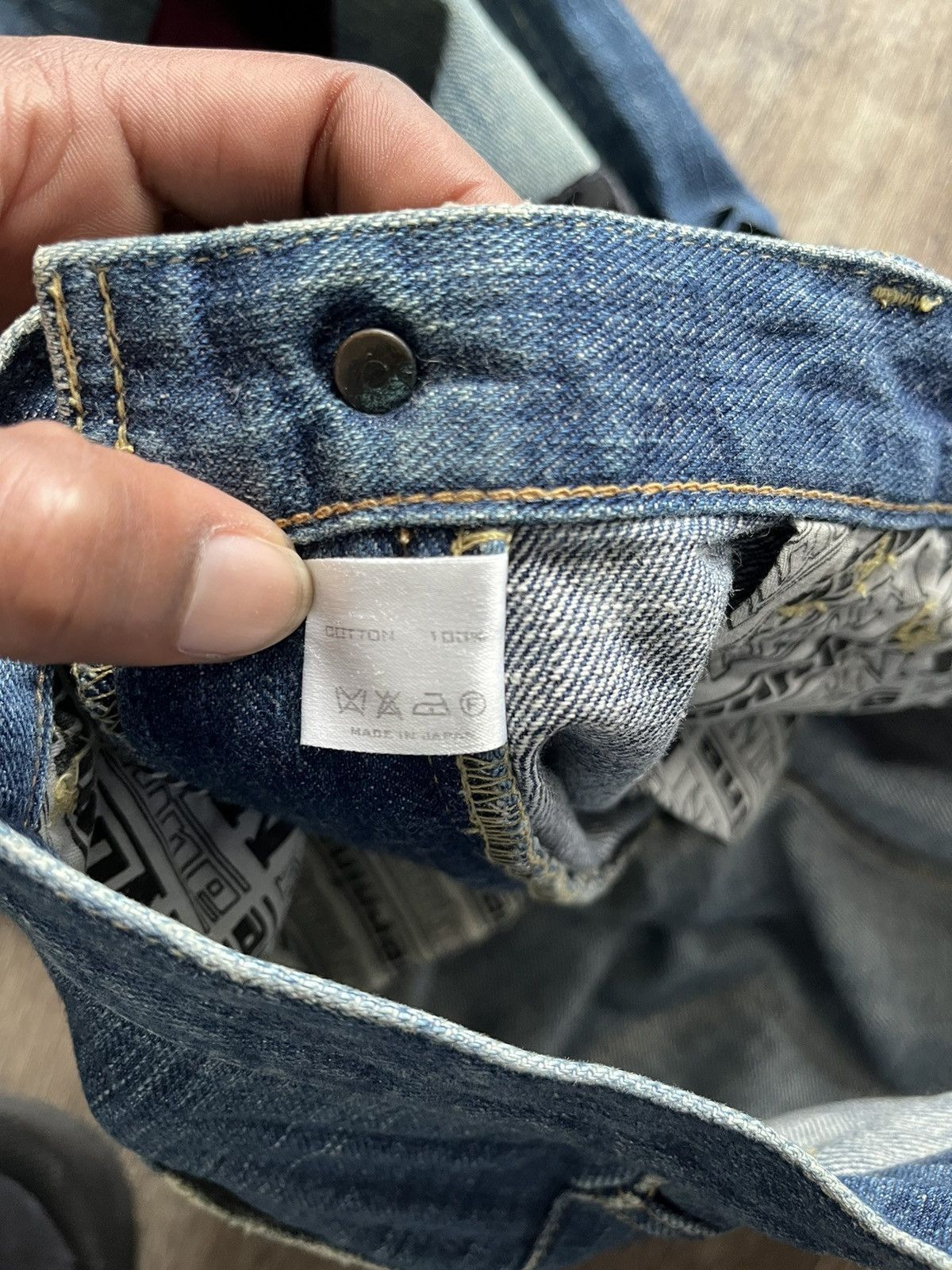Number (N)ine Number Nine AW03 Touch Me I'm Sick Runway Denim Size US 30 / EU 46 - 6 Thumbnail