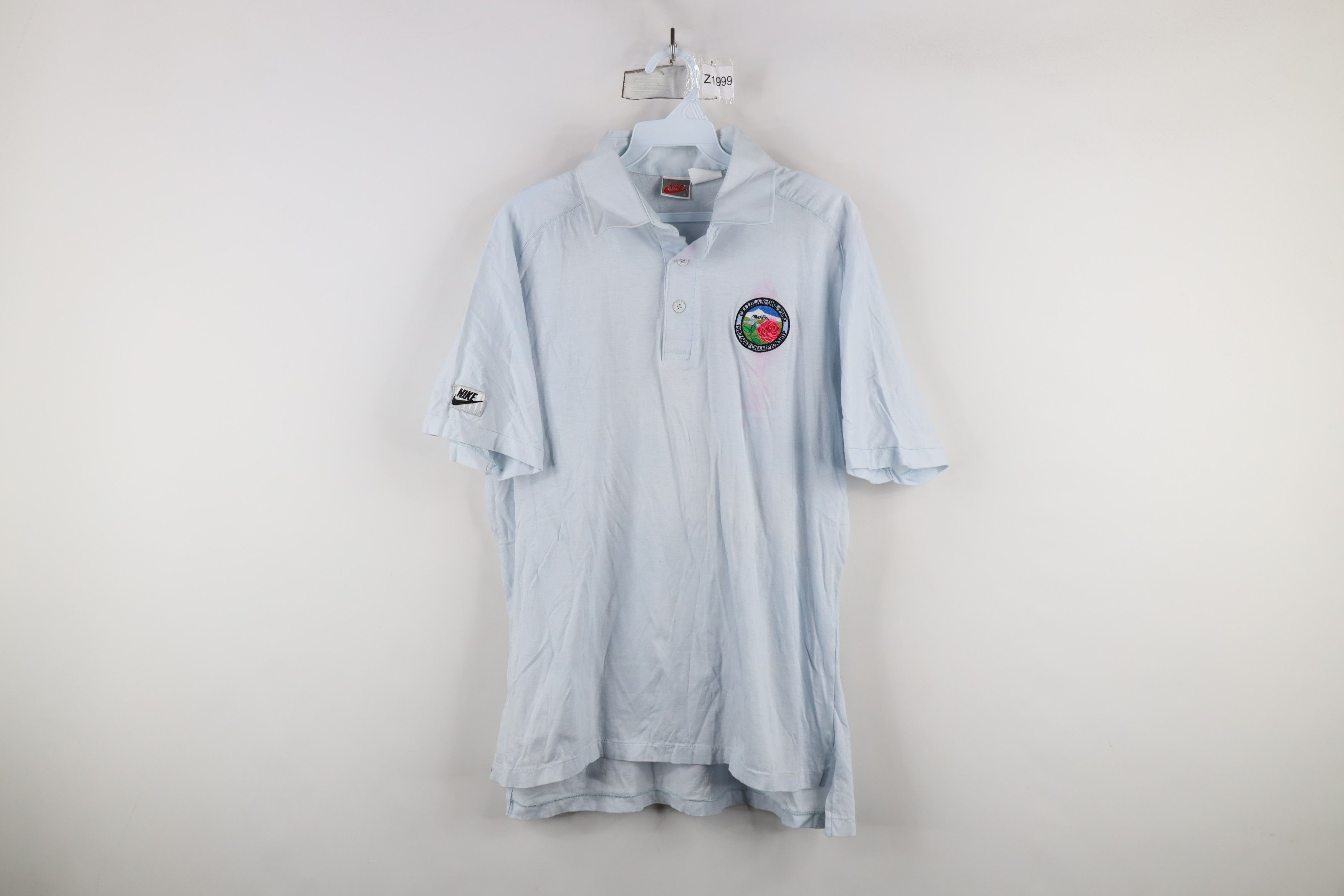 Nike × Vintage Vintage 80s Nike Ping Golf Championship 1987 Polo Shirt Size US L / EU 52-54 / 3 - 1 Thumbnail