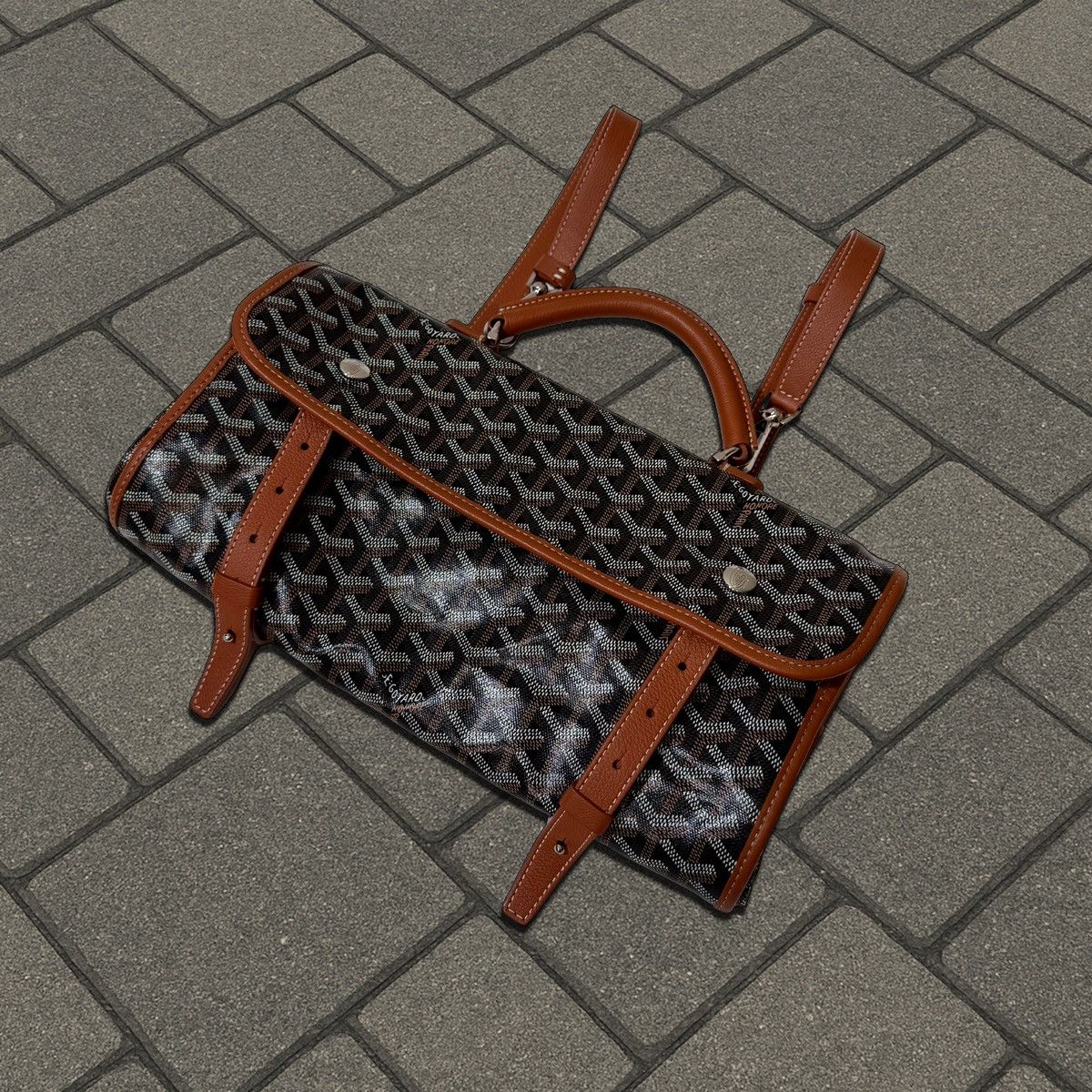 Goyard Goyard Brown Léger Backpack Size ONE SIZE - 3 Thumbnail